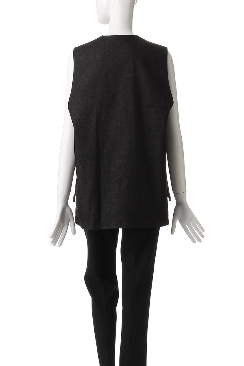 【フローレント/FLORENT】のデニムライク ベスト トップス 人気、トレンドファッション・服の通販 founy(ファニー) ファッション Fashion レディースファッション Fashion for Women アウター Coat / Outerwear Collection トップス・カットソー Cut & Sew Tops キャミソール&ノースリーブ Camisoles & Sleeveless Tops シャツ・ブラウス・オフィスカジュアル Elegant Blouses & Button-Ups ベスト&ジレ / 重ね着スタイル Vests & Gilets シンプル Simple, Minimal ストレッチ Stretch, Stretchy Fabric デニム Denim, Jeans Material ノースリーブ Sleeveless, No-Sleeve ベスト Vest, Waistcoat マニッシュ Mannish, Boyish other-4|ID: prp329100004614995 ipo3291000000035492184