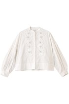 【マリリンムーン/MARILYN MOON】の【SOI-MeME】コード刺しゅうパールブラウス 人気、トレンドファッション・服の通販 founy(ファニー) ファッション Fashion レディースファッション Fashion for Women トップス・カットソー Cut & Sew Tops シャツ・ブラウス・オフィスカジュアル Elegant Blouses & Button-Ups 2025年 2025 2025-2026秋冬・A/W Autumn/Winter 2025–26 AW25–26 クロップド Cropped, Short Length シンプル Simple, Minimal ジャケット Jacket, Outerwear スリーブ Sleeve, Long Sleeve / Short Sleeve ハンド Hand, Handmade バランス Balance, Style Balance パール Pearl, Pearl Accent ボトム Bottoms, Lower Wear ロング Long, Long-Length エレガント 上品 Elegant A/W・秋冬 Autumn/Winter thumbnail オフホワイト|ID: prp329100004614996 ipo3291000000033048088