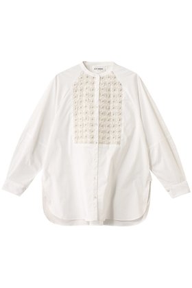 【マリリンムーン/MARILYN MOON】 【SOI-MeME】パールラメレースブラウス人気、トレンドファッション・服の通販 founy(ファニー) ファッション Fashion レディースファッション Fashion for Women トップス・カットソー Cut & Sew Tops シャツ・ブラウス・オフィスカジュアル Elegant Blouses & Button-Ups 2025年 2025 2025-2026秋冬・A/W Autumn/Winter 2025–26 AW25–26 オケージョン Occasion Wear コクーン Cocoon, Cocoon Silhouette シンプル Simple, Minimal スリーブ Sleeve, Long Sleeve / Short Sleeve パール Pearl, Pearl Accent ボトム Bottoms, Lower Wear モダン Modern, Contemporary リラックス Relax, Relaxed Fit レース Lace, Lace Fabric ロング Long, Long-Length 別注 Limited Edition, Custom Order A/W・秋冬 Autumn/Winter |ID:prp329100004614997