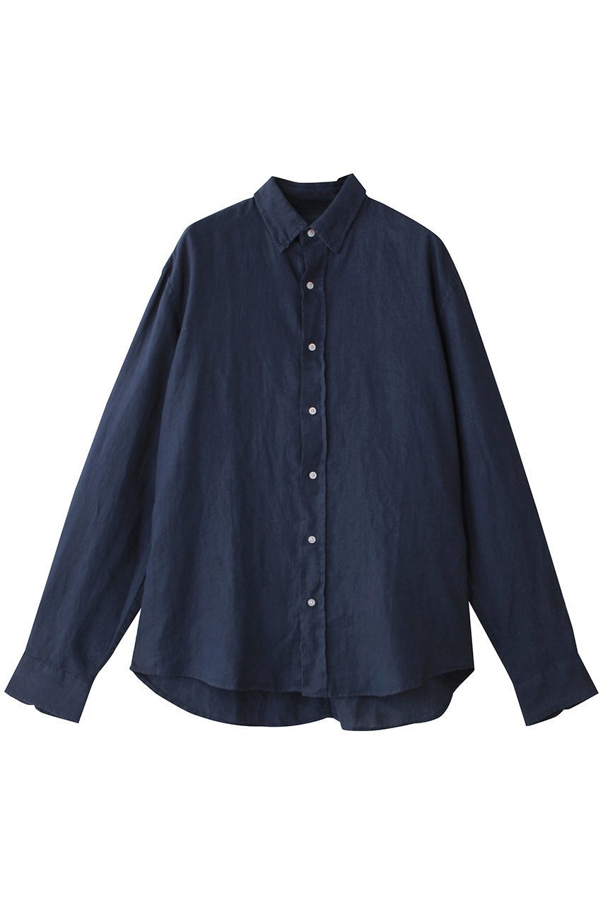 【フランク&アイリーン/Frank&Eileen / MEN】の【MEN】FINBAR ウォッシュドリネン カラーシャツ インテリア・キッズ・メンズ・レディースファッション・服の通販 founy(ファニー) 　ファッション　Fashion　メンズファッション　Fashion for Men　2025年　2025　2025-2026秋冬・A/W　Autumn/Winter 2025–26 AW25–26　インナー　Innerwear　ジャケット　Jacket, Outerwear　スリーブ　Sleeve, Long Sleeve / Short Sleeve　リラックス　Relax, Relaxed Fit　ロング　Long, Long-Length　A/W・秋冬　Autumn/Winter　ネイビー|ID: prp329100004614999 ipo3291000000033048116