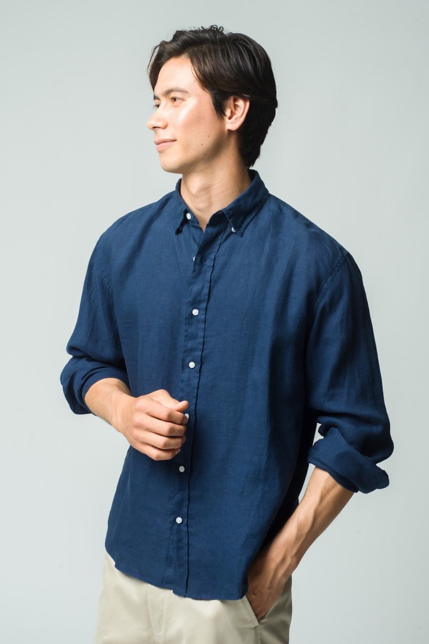 【フランク&アイリーン/Frank&Eileen / MEN】の【MEN】FINBAR ウォッシュドリネン カラーシャツ 人気、トレンドファッション・服の通販 founy(ファニー) 　ファッション　Fashion　メンズファッション　Fashion for Men　2025年　2025　2025-2026秋冬・A/W　Autumn/Winter 2025–26 AW25–26　インナー　Innerwear　ジャケット　Jacket, Outerwear　スリーブ　Sleeve, Long Sleeve / Short Sleeve　リラックス　Relax, Relaxed Fit　ロング　Long, Long-Length　A/W・秋冬　Autumn/Winter　other-6|ID: prp329100004614999 ipo3291000000033048121
