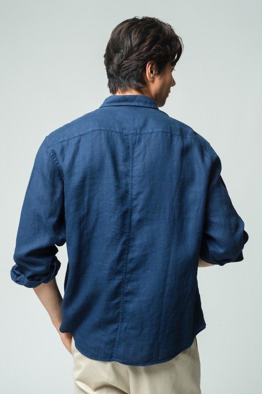 【フランク&アイリーン/Frank&Eileen / MEN】の【MEN】FINBAR ウォッシュドリネン カラーシャツ 人気、トレンドファッション・服の通販 founy(ファニー) 　ファッション　Fashion　メンズファッション　Fashion for Men　2025年　2025　2025-2026秋冬・A/W　Autumn/Winter 2025–26 AW25–26　インナー　Innerwear　ジャケット　Jacket, Outerwear　スリーブ　Sleeve, Long Sleeve / Short Sleeve　リラックス　Relax, Relaxed Fit　ロング　Long, Long-Length　A/W・秋冬　Autumn/Winter　other-7|ID: prp329100004614999 ipo3291000000033048122