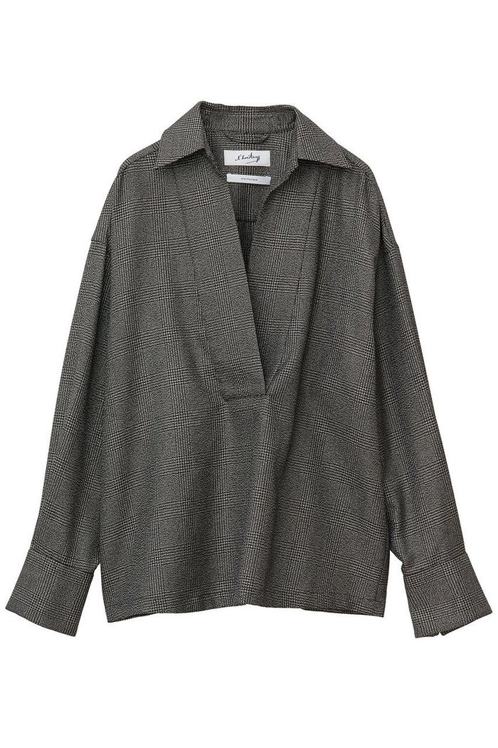 【マルティニーク/martinique】の【l heritage martinique】ブライトグレンチェックスキッパーシャツ(セットアップ可) インテリア・キッズ・メンズ・レディースファッション・服の通販 founy(ファニー) https://founy.com/ ファッション Fashion レディースファッション Fashion for Women トップス・カットソー Cut & Sew Tops シャツ・ブラウス・オフィスカジュアル Elegant Blouses & Button-Ups おすすめ Recommended / Our Picks カフス Cuff Design クール Cool, Chic コーデュロイ Corduroy, Cord Fabric シルバー Silver, Metallic Silver スキッパー Skipper, Open Collar スリーブ Sleeve, Long Sleeve / Short Sleeve セットアップ Set-Up, Coordinated Outfit チェック Check, Plaid, Tartan フィット Fit, Slim Fit フレア Flare, Flared ボトム Bottoms, Lower Wear リラックス Relax, Relaxed Fit ロング Long, Long-Length |ID: prp329100004615000 ipo3291000000036046963