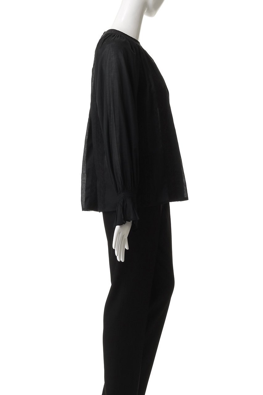【マーレット/MERLETTE】のMAIJA レースデザイン ラグランスリーブブラウス 人気、トレンドファッション・服の通販 founy(ファニー) 　ファッション　Fashion　レディースファッション　Fashion for Women　トップス・カットソー　Cut & Sew Tops　シャツ・ブラウス・オフィスカジュアル　Elegant Blouses & Button-Ups　2025年　2025　2025-2026秋冬・A/W　Autumn/Winter 2025–26 AW25–26　スリーブ　Sleeve, Long Sleeve / Short Sleeve　トレンド　Trend, Trending Now　マニッシュ　Mannish, Boyish　レース　Lace, Lace Fabric　ロング　Long, Long-Length　A/W・秋冬　Autumn/Winter　other-3|ID: prp329100004615003 ipo3291000000033048149
