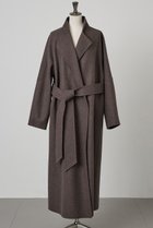 【カオス/Chaos】のアールスーペリアノーカラーロングコート 人気、トレンドファッション・服の通販 founy(ファニー) ファッション Fashion レディースファッション Fashion for Women アウター Coat / Outerwear Collection コート・ロングコート・ピーコート Long Coats, Peacoats & More シンプル Simple, Minimal ドレープ Drape, Draping Fabric 人気 Popular, Best Seller フィット Fit, Slim Fit フロント Front, Front Design メルトン Melton, Heavy Wool ロング Long, Long-Length thumbnail トップブラウン|ID: prp329100004615006 ipo3291000000033170323