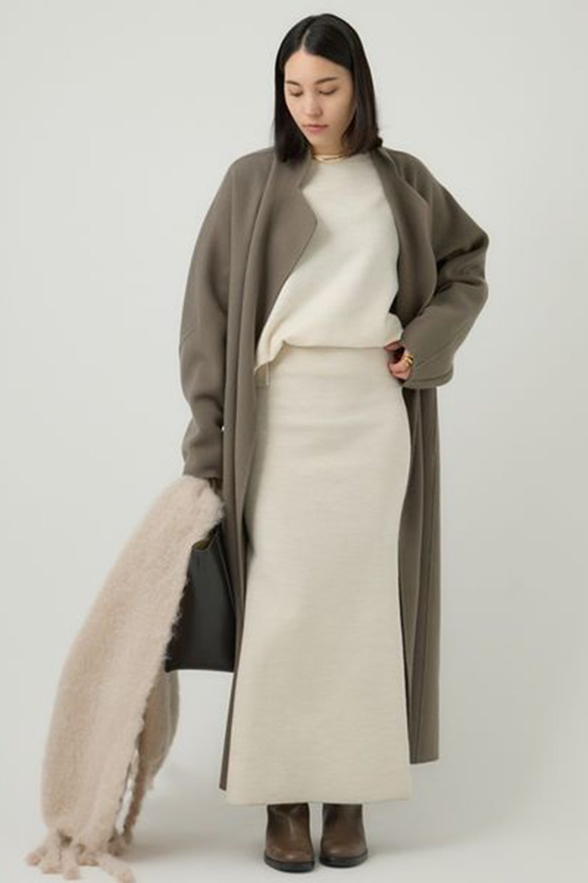 【カオス/Chaos】のアールスーペリアノーカラーロングコート 人気、トレンドファッション・服の通販 founy(ファニー) ファッション Fashion レディースファッション Fashion for Women アウター Coat / Outerwear Collection コート・ロングコート・ピーコート Long Coats, Peacoats & More シンプル Simple, Minimal ドレープ Drape, Draping Fabric 人気 Popular, Best Seller フィット Fit, Slim Fit フロント Front, Front Design メルトン Melton, Heavy Wool ロング Long, Long-Length other-5|ID: prp329100004615006 ipo3291000000034584024