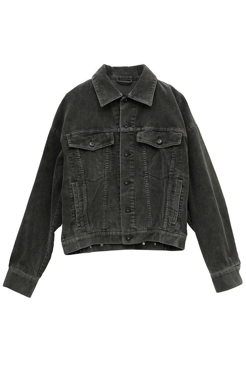 【マルティニーク/martinique】の【l heritage martinique】インディゴコーデュロイブルゾンジャケット インテリア・キッズ・メンズ・レディースファッション・服の通販 founy(ファニー) 　ファッション　Fashion　レディースファッション　Fashion for Women　アウター　Coat / Outerwear Collection　レディースジャケット・軽アウター　Jackets　ブルゾンジャケット・スポーティアウター　Blouson Jackets　おすすめ　Recommended / Our Picks　インディゴ　Indigo Denim　インナー　Innerwear　コーデュロイ　Corduroy, Cord Fabric　ジャケット　Jacket, Outerwear　ドレス　Dress, One-Piece　フェミニン　Feminine, Girly　ブリーチ　Bleach, Washed Finish　ブルゾン　Blouson, Bomber Jacket　ヴィンテージ　Vintage Style　グレー|ID: prp329100004615007 ipo3291000000035701543