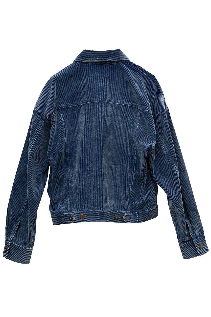 【マルティニーク/martinique】の【l heritage martinique】インディゴコーデュロイブルゾンジャケット 人気、トレンドファッション・服の通販 founy(ファニー) 　ファッション　Fashion　レディースファッション　Fashion for Women　アウター　Coat / Outerwear Collection　レディースジャケット・軽アウター　Jackets　ブルゾンジャケット・スポーティアウター　Blouson Jackets　おすすめ　Recommended / Our Picks　インディゴ　Indigo Denim　インナー　Innerwear　コーデュロイ　Corduroy, Cord Fabric　ジャケット　Jacket, Outerwear　ドレス　Dress, One-Piece　フェミニン　Feminine, Girly　ブリーチ　Bleach, Washed Finish　ブルゾン　Blouson, Bomber Jacket　ヴィンテージ　Vintage Style　other-2|ID: prp329100004615007 ipo3291000000035701545