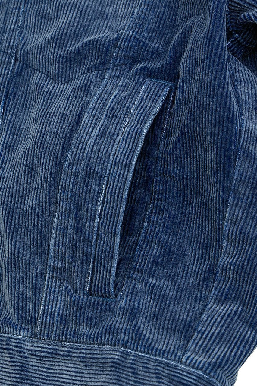 【マルティニーク/martinique】の【l heritage martinique】インディゴコーデュロイブルゾンジャケット 人気、トレンドファッション・服の通販 founy(ファニー) 　ファッション　Fashion　レディースファッション　Fashion for Women　アウター　Coat / Outerwear Collection　レディースジャケット・軽アウター　Jackets　ブルゾンジャケット・スポーティアウター　Blouson Jackets　おすすめ　Recommended / Our Picks　インディゴ　Indigo Denim　インナー　Innerwear　コーデュロイ　Corduroy, Cord Fabric　ジャケット　Jacket, Outerwear　ドレス　Dress, One-Piece　フェミニン　Feminine, Girly　ブリーチ　Bleach, Washed Finish　ブルゾン　Blouson, Bomber Jacket　ヴィンテージ　Vintage Style　other-5|ID: prp329100004615007 ipo3291000000035701552