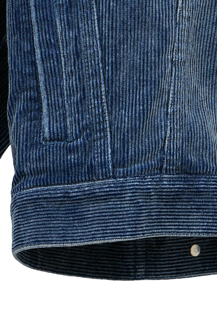 【マルティニーク/martinique】の【l heritage martinique】インディゴコーデュロイブルゾンジャケット 人気、トレンドファッション・服の通販 founy(ファニー) 　ファッション　Fashion　レディースファッション　Fashion for Women　アウター　Coat / Outerwear Collection　レディースジャケット・軽アウター　Jackets　ブルゾンジャケット・スポーティアウター　Blouson Jackets　おすすめ　Recommended / Our Picks　インディゴ　Indigo Denim　インナー　Innerwear　コーデュロイ　Corduroy, Cord Fabric　ジャケット　Jacket, Outerwear　ドレス　Dress, One-Piece　フェミニン　Feminine, Girly　ブリーチ　Bleach, Washed Finish　ブルゾン　Blouson, Bomber Jacket　ヴィンテージ　Vintage Style　other-6|ID: prp329100004615007 ipo3291000000035701554