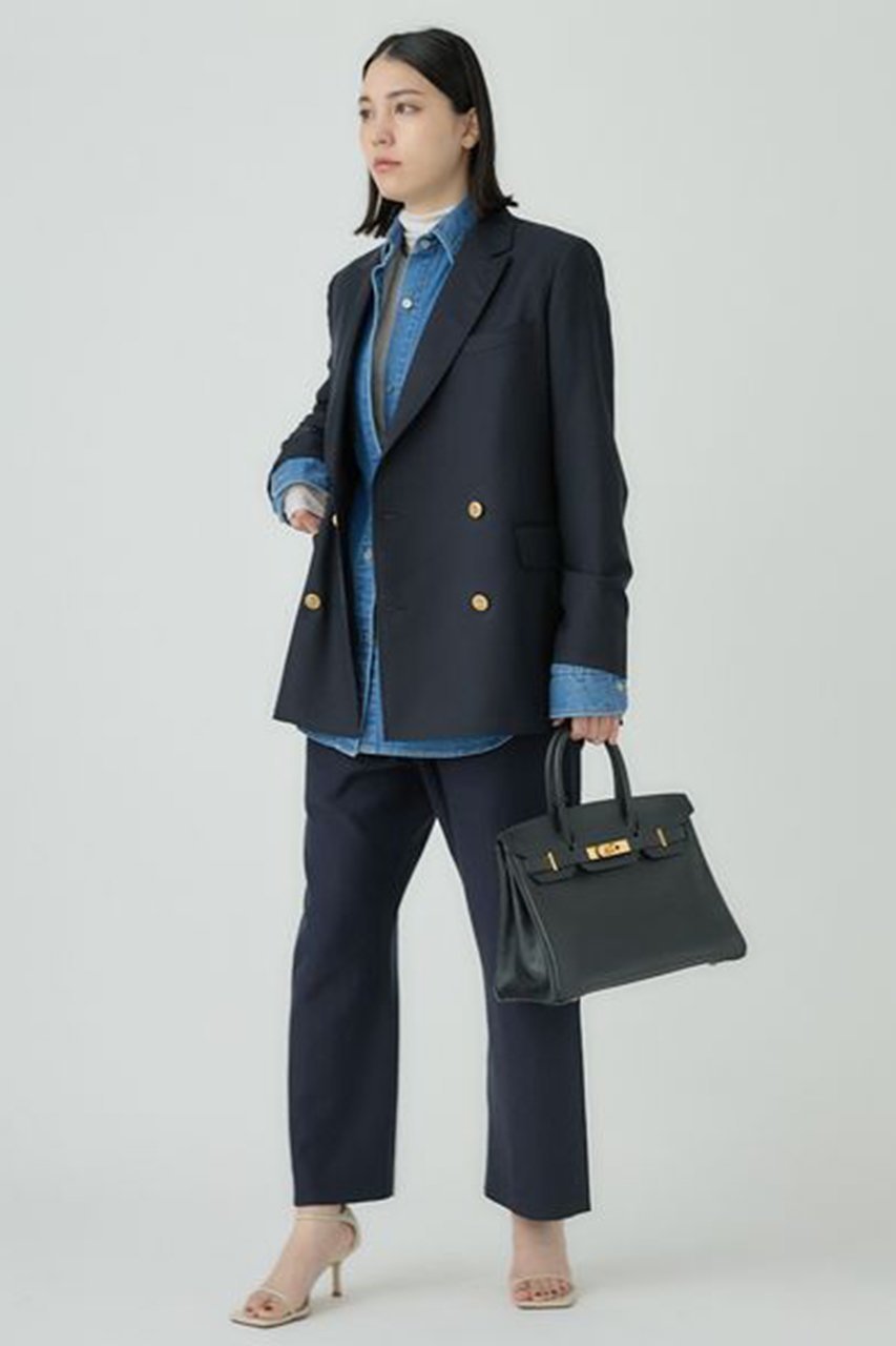 【カオス/Chaos】のIVY ダブルブレザー 人気、トレンドファッション・服の通販 founy(ファニー) 　ファッション　Fashion　レディースファッション　Fashion for Women　アウター　Coat / Outerwear Collection　レディースジャケット・軽アウター　Jackets　イタリア　Italy　ジャケット　Jacket, Outerwear　ダブル　Double, Double-Breasted　ボックス　Boxy, Box Shape　ヴィンテージ　Vintage Style　other-2|ID: prp329100004615009 ipo3291000000036046988