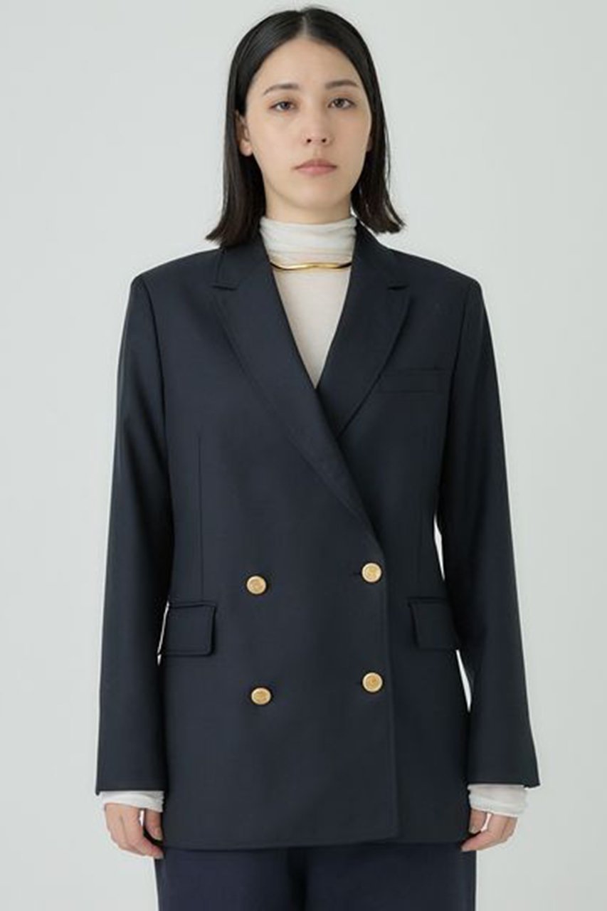 【カオス/Chaos】のIVY ダブルブレザー 人気、トレンドファッション・服の通販 founy(ファニー) 　ファッション　Fashion　レディースファッション　Fashion for Women　アウター　Coat / Outerwear Collection　レディースジャケット・軽アウター　Jackets　イタリア　Italy　ジャケット　Jacket, Outerwear　ダブル　Double, Double-Breasted　ボックス　Boxy, Box Shape　ヴィンテージ　Vintage Style　other-5|ID: prp329100004615009 ipo3291000000036046995