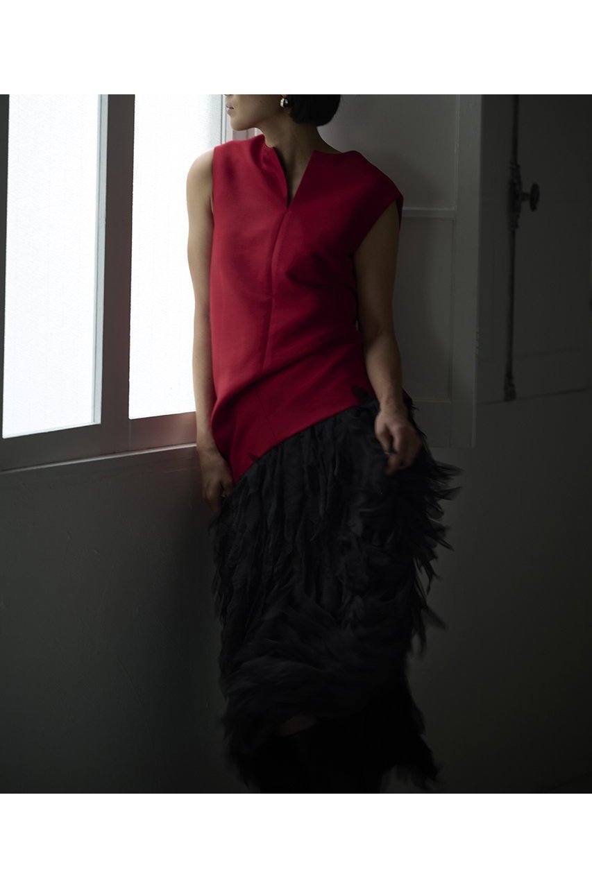 【エムフィル/M Fil】のBubbly ダブルクロス キーネックジレ 人気、トレンドファッション・服の通販 founy(ファニー) 　ファッション　Fashion　レディースファッション　Fashion for Women　アウター　Coat / Outerwear Collection　レディースジャケット・軽アウター　Jackets　2025年　2025　2025-2026秋冬・A/W　Autumn/Winter 2025–26 AW25–26　シンプル　Simple, Minimal　ジャケット　Jacket, Outerwear　ダブル　Double, Double-Breasted　ベスト　Vest, Waistcoat　モダン　Modern, Contemporary　A/W・秋冬　Autumn/Winter　other-6|ID: prp329100004615010 ipo3291000000033048223