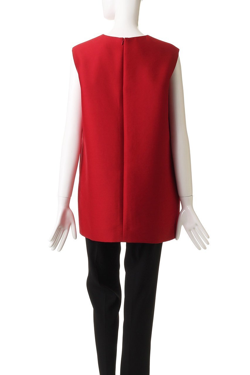 【エムフィル/M Fil】のBubbly ダブルクロス キーネック トップス 人気、トレンドファッション・服の通販 founy(ファニー) 　ファッション　Fashion　レディースファッション　Fashion for Women　トップス・カットソー　Cut & Sew Tops　キャミソール&ノースリーブ　Camisoles & Sleeveless Tops　シャツ・ブラウス・オフィスカジュアル　Elegant Blouses & Button-Ups　アウター　Coat / Outerwear Collection　シンプル　Simple, Minimal　ダブル　Double, Double-Breasted　ノースリーブ　Sleeveless, No-Sleeve　モダン　Modern, Contemporary　other-4|ID: prp329100004615010 ipo3291000000035492239