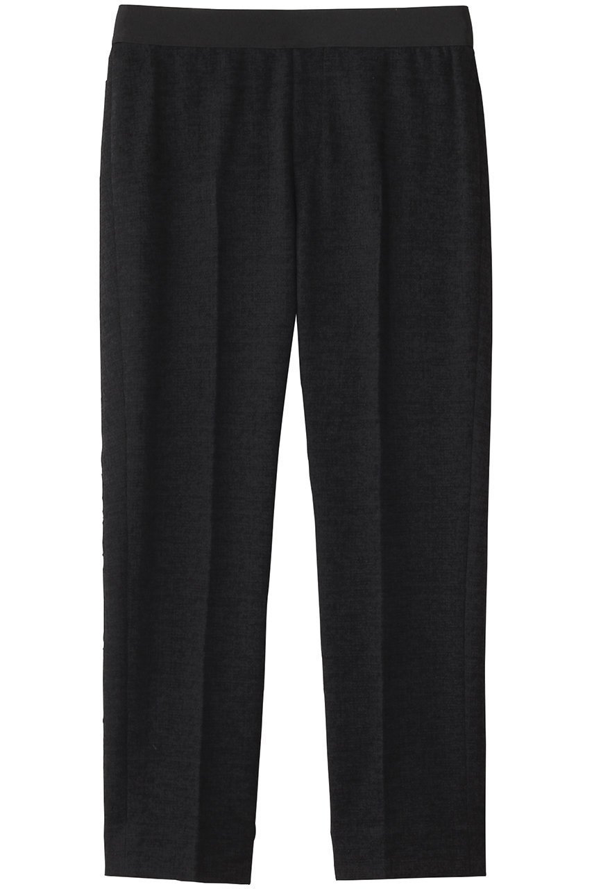 【エムフィル/M Fil】の綿スラブツイード ジャージーコンフォートイージートラウザーズ インテリア・キッズ・メンズ・レディースファッション・服の通販 founy(ファニー) ファッション Fashion レディースファッション Fashion for Women パンツ Pants & Trousers センター Center, Center Line ツイード Twill, Twill Weave エレガント 上品 Elegant ビジネス 仕事 通勤 Business / Work / Commuting ブラック|ID: prp329100004615027 ipo3291000000036084194