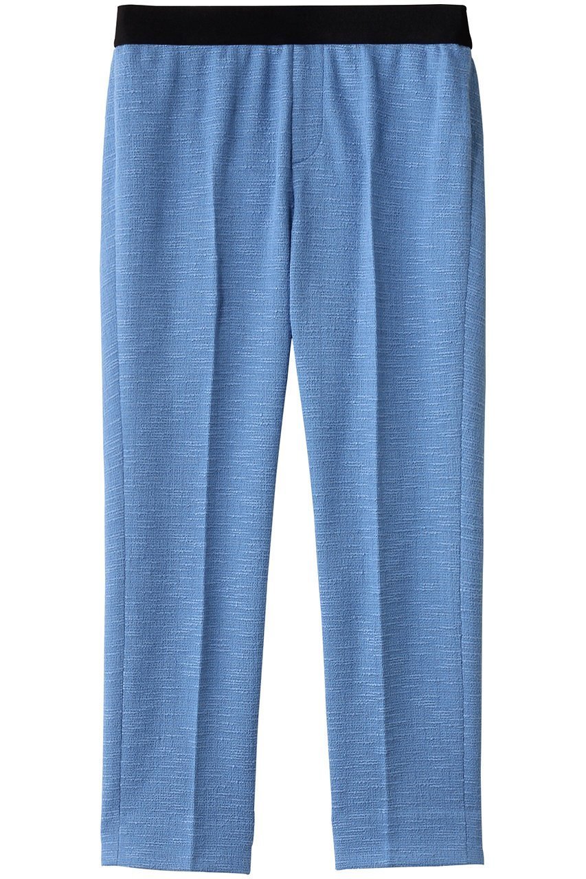 【エムフィル/M Fil】の綿スラブツイード ジャージーコンフォートイージートラウザーズ インテリア・キッズ・メンズ・レディースファッション・服の通販 founy(ファニー) ファッション Fashion レディースファッション Fashion for Women パンツ Pants & Trousers センター Center, Center Line ツイード Twill, Twill Weave エレガント 上品 Elegant ビジネス 仕事 通勤 Business / Work / Commuting ブルー|ID: prp329100004615027 ipo3291000000036084195