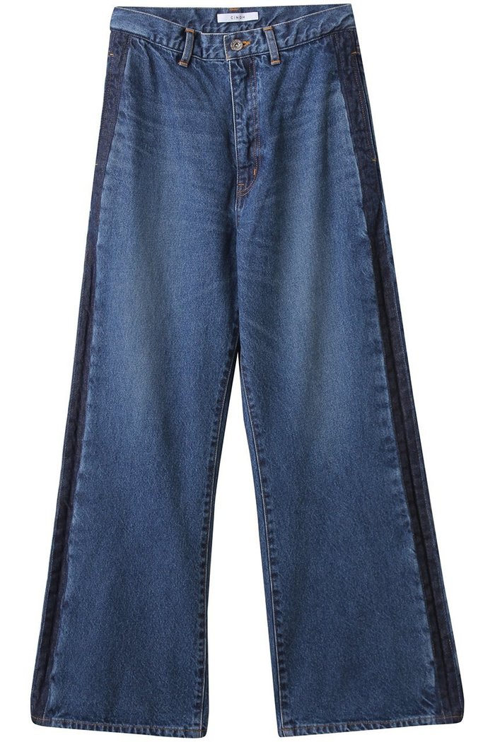 【チノ/CINOH】のサイドシーム フレア デニム パンツ インテリア・キッズ・メンズ・レディースファッション・服の通販 founy(ファニー) https://founy.com/ ファッション Fashion レディースファッション Fashion for Women パンツ Pants & Trousers デニムパンツ・ジーンズ・美脚デニム Denim Jeans & Pants デニム Denim, Jeans Material フレア Flare, Flared |ID: prp329100004615031 ipo3291000000035865010