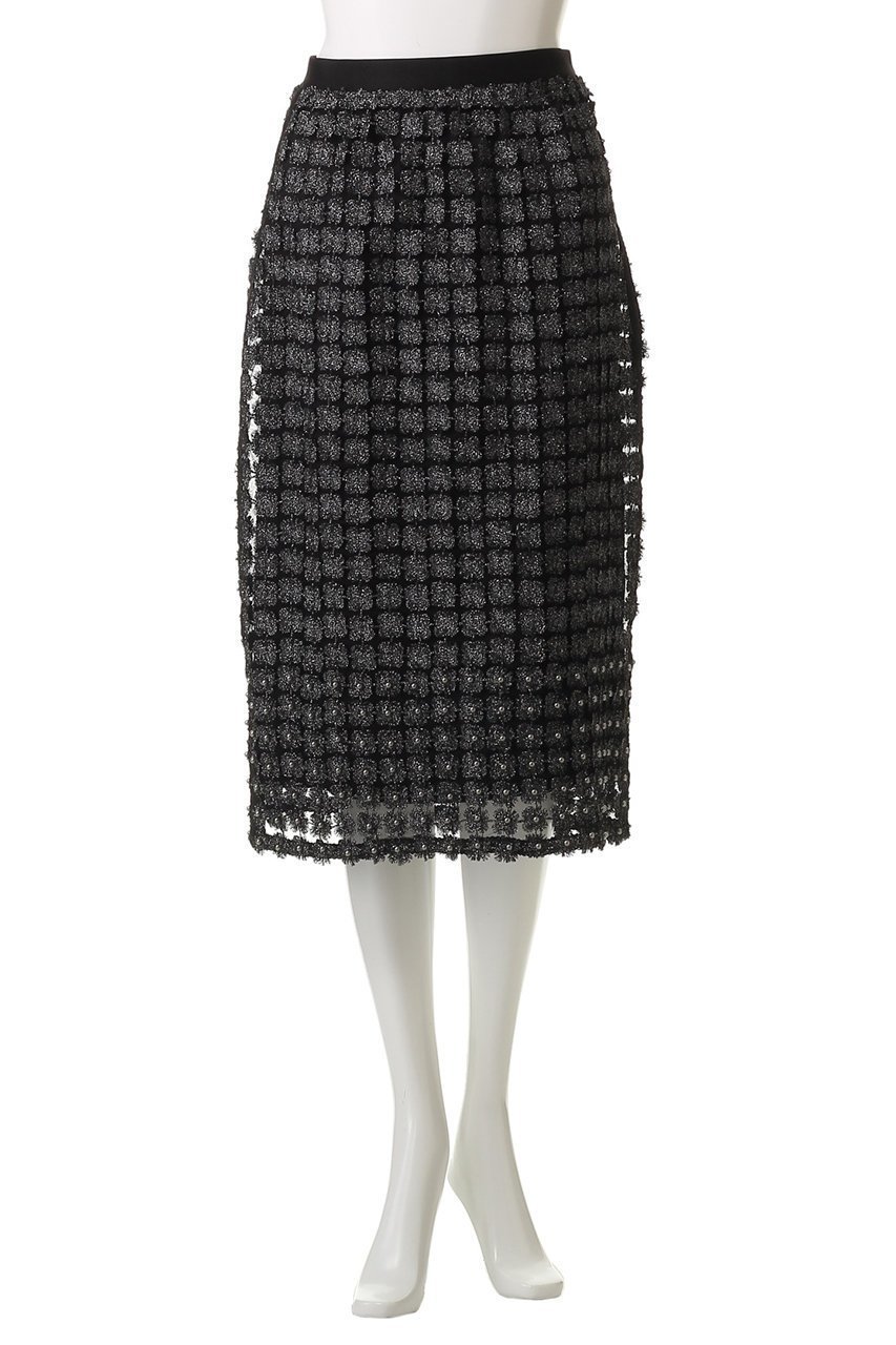 【マリリンムーン/MARILYN MOON】の【SOI-MeME】パールラメレーススカート 人気、トレンドファッション・服の通販 founy(ファニー) 　ファッション　Fashion　レディースファッション　Fashion for Women　スカート　Skirts　シアー　Sheer, See-Through　シンプル　Simple, Minimal　パール　Pearl, Pearl Accent　ペチコート　Petticoat, Underskirt　モダン　Modern, Contemporary　レース　Lace, Lace Fabric　別注　Limited Edition, Custom Order　other-2|ID: prp329100004615033 ipo3291000000035492330