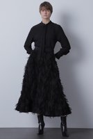 【ヒューエルミュージアム/hueLe Museum】の【hLM】リーフカットジャガードスカート 人気、トレンドファッション・服の通販 founy(ファニー) ファッション Fashion レディースファッション Fashion for Women スカート Skirts ロングスカート Long Skirts / Maxi & Midi Skirts シンプル Simple, Minimal トレンド Trend, Trending Now フェザー Feather, Feather Detail ロング Long, Long-Length |ID:prp329100004615035