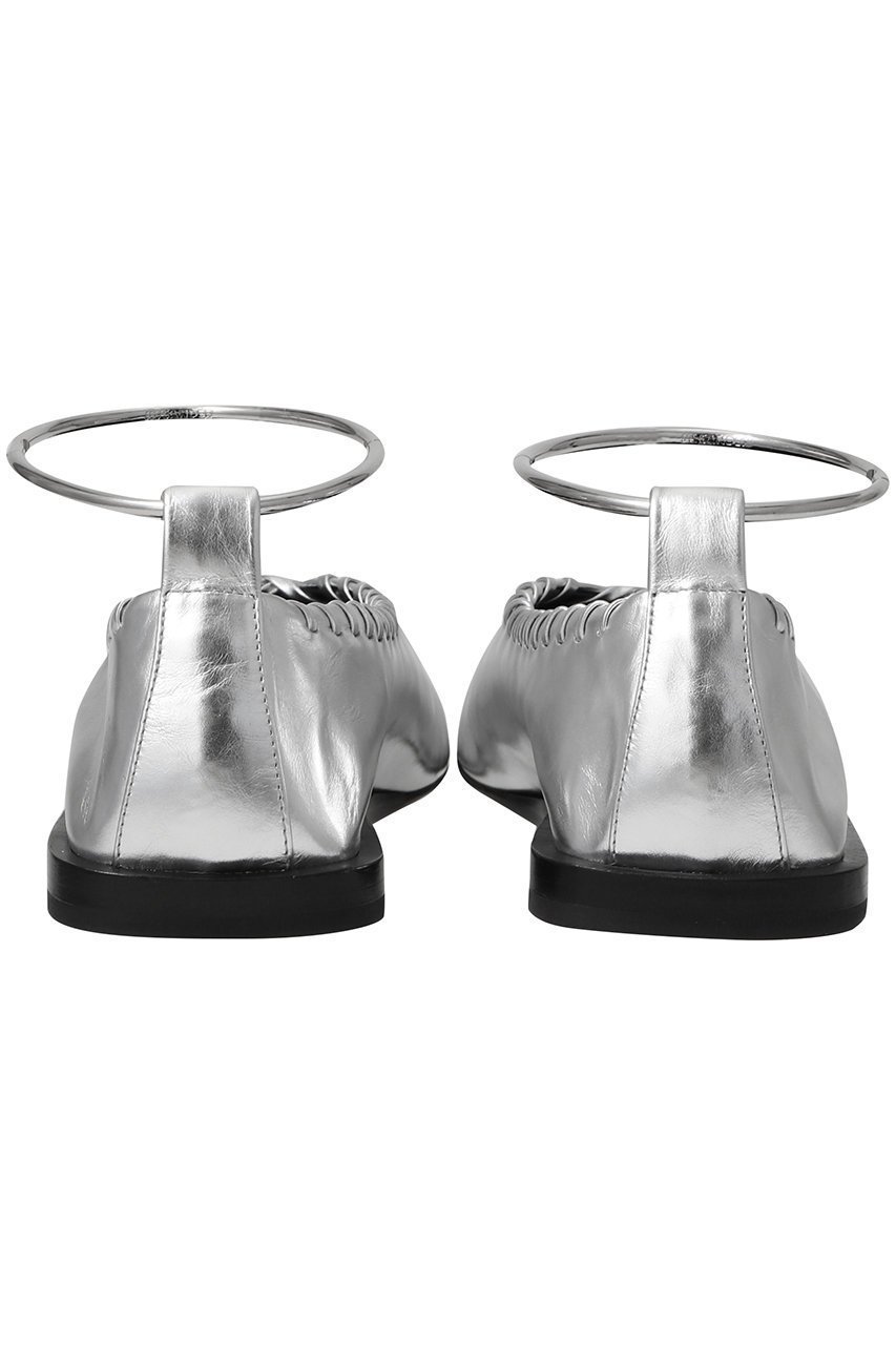 【ジル サンダー/JIL SANDER】のRING メタリック バレリーナ(アンクレット付) 人気、トレンドファッション・服の通販 founy(ファニー) 　ファッション　Fashion　レディースファッション　Fashion for Women　2025年　2025　2025-2026秋冬・A/W　Autumn/Winter 2025–26 AW25–26　アクセサリー　Fashion Accessories　シューズ　Shoes, Footwear　バレエ　Ballet, Ballet Style　パーティ　Party, Party Style　フラット　Flat, Flat Shoes　エレガント 上品　Elegant　定番　Standard, Basic Item　A/W・秋冬　Autumn/Winter　other-3|ID: prp329100004615936 ipo3291000000033059358