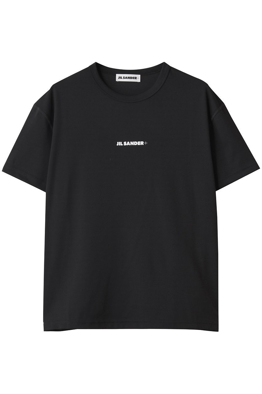 【ジル サンダー/JIL SANDER】の【JIL SANDER+】ロゴプリント クルーネック Tシャツ 人気、トレンドファッション・服の通販 founy(ファニー) 　ファッション　Fashion　レディースファッション　Fashion for Women　トップス・カットソー　Cut & Sew Tops　シャツ・ブラウス・オフィスカジュアル　Elegant Blouses & Button-Ups　ロングTシャツ・Tシャツ　Longline T-Shirts & Tees　カットソー・ベーシックTシャツ　Cut-and-Sewn Tops / Stretch Tees & Basics　2025年　2025　2025-2026秋冬・A/W　Autumn/Winter 2025–26 AW25–26　なめらか　Smooth, Silky Texture　ショート　Short, Short Length　シンプル　Simple, Minimal　スリーブ　Sleeve, Long Sleeve / Short Sleeve　プリント　Print, Printed Pattern　定番　Standard, Basic Item　A/W・秋冬　Autumn/Winter　 other-1|ID: prp329100004615938 ipo3291000000033059377