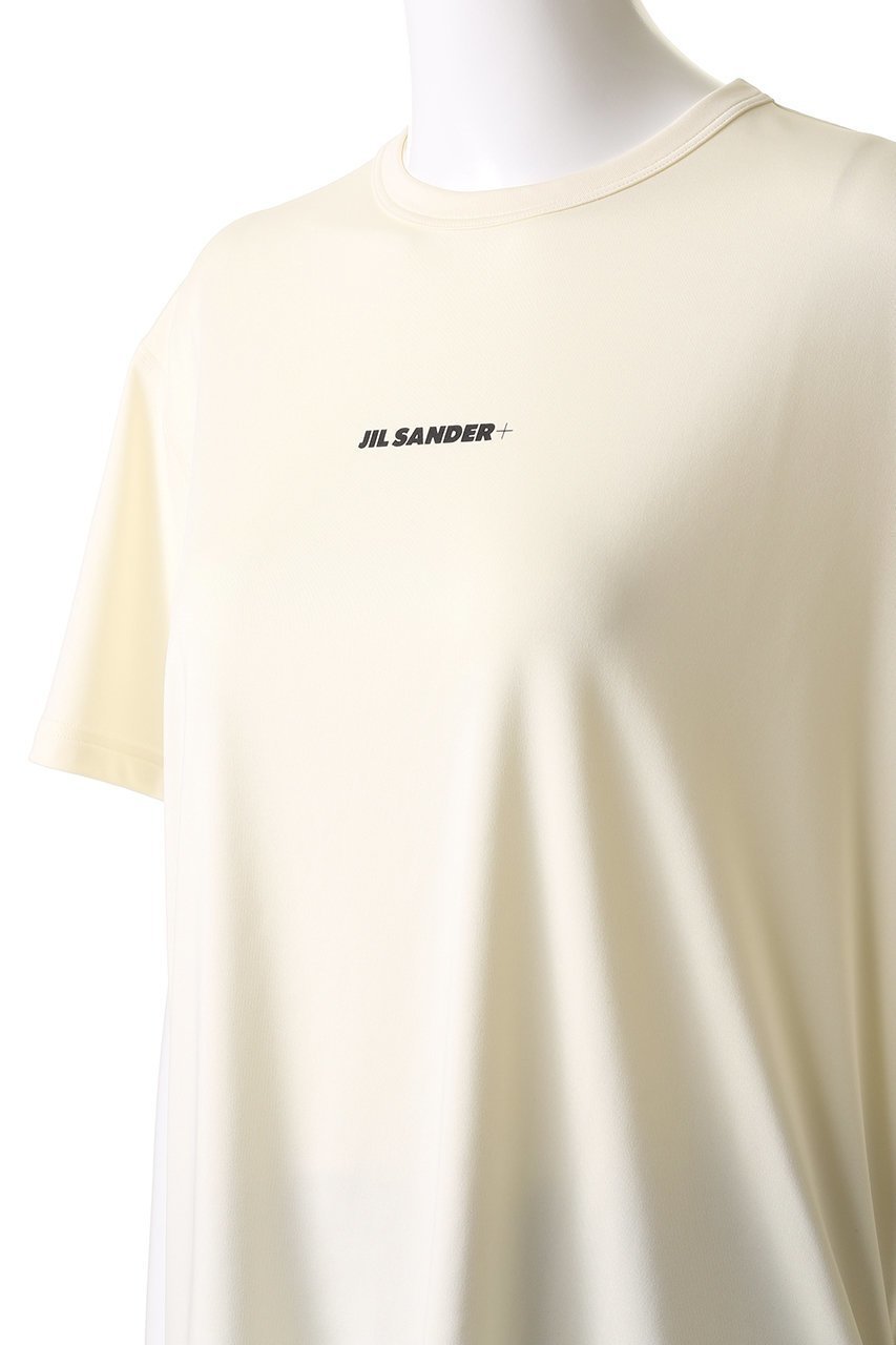 【ジル サンダー/JIL SANDER】の【JIL SANDER+】ロゴプリント クルーネック Tシャツ 人気、トレンドファッション・服の通販 founy(ファニー) 　ファッション　Fashion　レディースファッション　Fashion for Women　トップス・カットソー　Cut & Sew Tops　シャツ・ブラウス・オフィスカジュアル　Elegant Blouses & Button-Ups　ロングTシャツ・Tシャツ　Longline T-Shirts & Tees　カットソー・ベーシックTシャツ　Cut-and-Sewn Tops / Stretch Tees & Basics　2025年　2025　2025-2026秋冬・A/W　Autumn/Winter 2025–26 AW25–26　なめらか　Smooth, Silky Texture　ショート　Short, Short Length　シンプル　Simple, Minimal　スリーブ　Sleeve, Long Sleeve / Short Sleeve　プリント　Print, Printed Pattern　定番　Standard, Basic Item　A/W・秋冬　Autumn/Winter　other-5|ID: prp329100004615938 ipo3291000000033059383