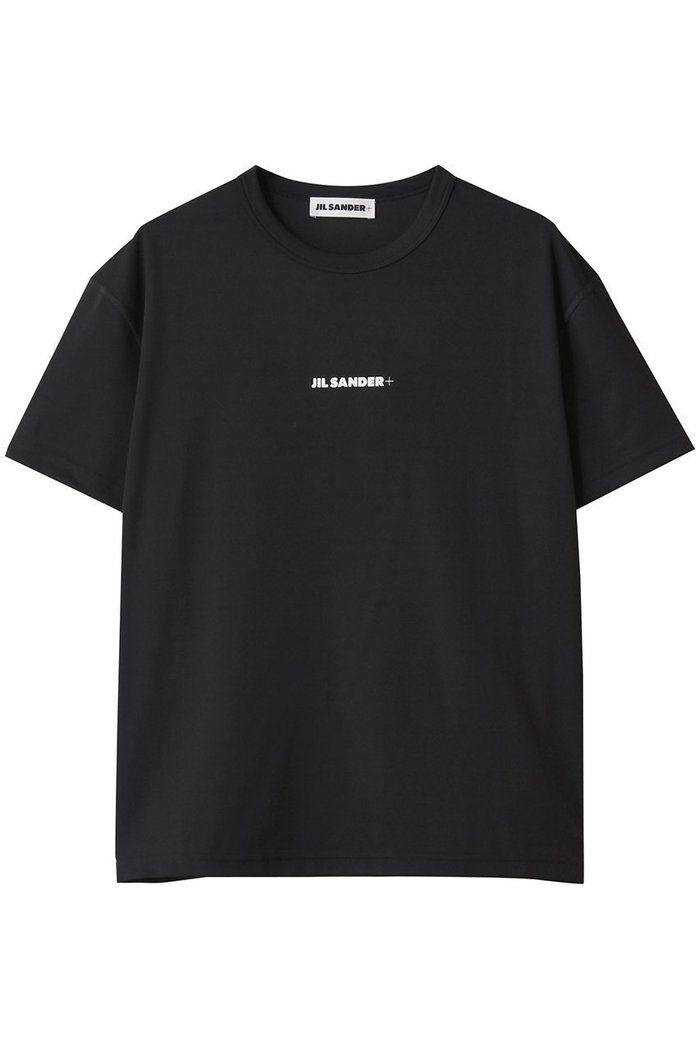 【ジル サンダー/JIL SANDER】の【JIL SANDER+】ロゴプリント クルーネック Tシャツ インテリア・キッズ・メンズ・レディースファッション・服の通販 founy(ファニー) https://founy.com/ ファッション Fashion レディースファッション Fashion for Women トップス・カットソー Cut & Sew Tops シャツ・ブラウス・オフィスカジュアル Elegant Blouses & Button-Ups ロングTシャツ・Tシャツ Longline T-Shirts & Tees カットソー・ベーシックTシャツ Cut-and-Sewn Tops / Stretch Tees & Basics なめらか Smooth, Silky Texture ショート Short, Short Length シンプル Simple, Minimal スリーブ Sleeve, Long Sleeve / Short Sleeve プリント Print, Printed Pattern 定番 Standard, Basic Item |ID: prp329100004615938 ipo3291000000036150684