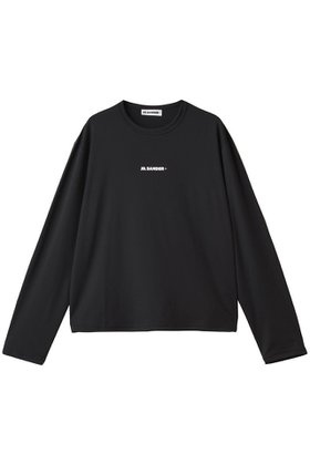 【ジル サンダー/JIL SANDER】 【JIL SANDER+】 ロゴプリント ロングスリーブ Tシャツ人気、トレンドファッション・服の通販 founy(ファニー) ファッション Fashion レディースファッション Fashion for Women トップス・カットソー Cut & Sew Tops シャツ・ブラウス・オフィスカジュアル Elegant Blouses & Button-Ups ロングTシャツ・Tシャツ Longline T-Shirts & Tees カットソー・ベーシックTシャツ Cut-and-Sewn Tops / Stretch Tees & Basics 2025年 2025 2025-2026秋冬・A/W Autumn/Winter 2025–26 AW25–26 なめらか Smooth, Silky Texture シンプル Simple, Minimal スリーブ Sleeve, Long Sleeve / Short Sleeve ファブリック Fabric, Textile プリント Print, Printed Pattern ボトム Bottoms, Lower Wear ロング Long, Long-Length A/W・秋冬 Autumn/Winter |ID:prp329100004615940