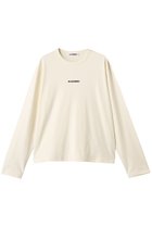 【ジル サンダー/JIL SANDER】の【JIL SANDER+】 ロゴプリント ロングスリーブ Tシャツ ココナツ|ID:prp329100004615940