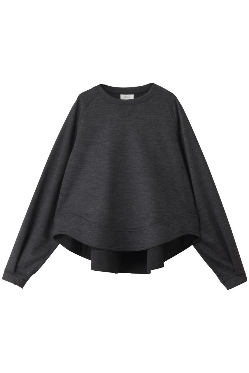 【ザ リラクス/THE RERACS】のAラインショートラグランスウェット インテリア・キッズ・メンズ・レディースファッション・服の通販 founy(ファニー) 　ファッション　Fashion　レディースファッション　Fashion for Women　トップス・カットソー　Cut & Sew Tops　シャツ・ブラウス・オフィスカジュアル　Elegant Blouses & Button-Ups　レディースパーカー・カジュアルフーディー　Casual Hoodies & Sweatshirts　ロングTシャツ・Tシャツ　Longline T-Shirts & Tees　スウェット・クルーネックトップス　Sweatshirts & Crewnecks / Relaxed Fit Sweat Tops　カットソー・ベーシックTシャツ　Cut-and-Sewn Tops / Stretch Tees & Basics　2025年　2025　2025-2026秋冬・A/W　Autumn/Winter 2025–26 AW25–26　ショート　Short, Short Length　スウェット / スエット　Sweatshirt, Sweatwear　スリーブ　Sleeve, Long Sleeve / Short Sleeve　バランス　Balance, Style Balance　リラックス　Relax, Relaxed Fit　エレガント 上品　Elegant　A/W・秋冬　Autumn/Winter　チャコールグレー|ID: prp329100004615949 ipo3291000000033059457
