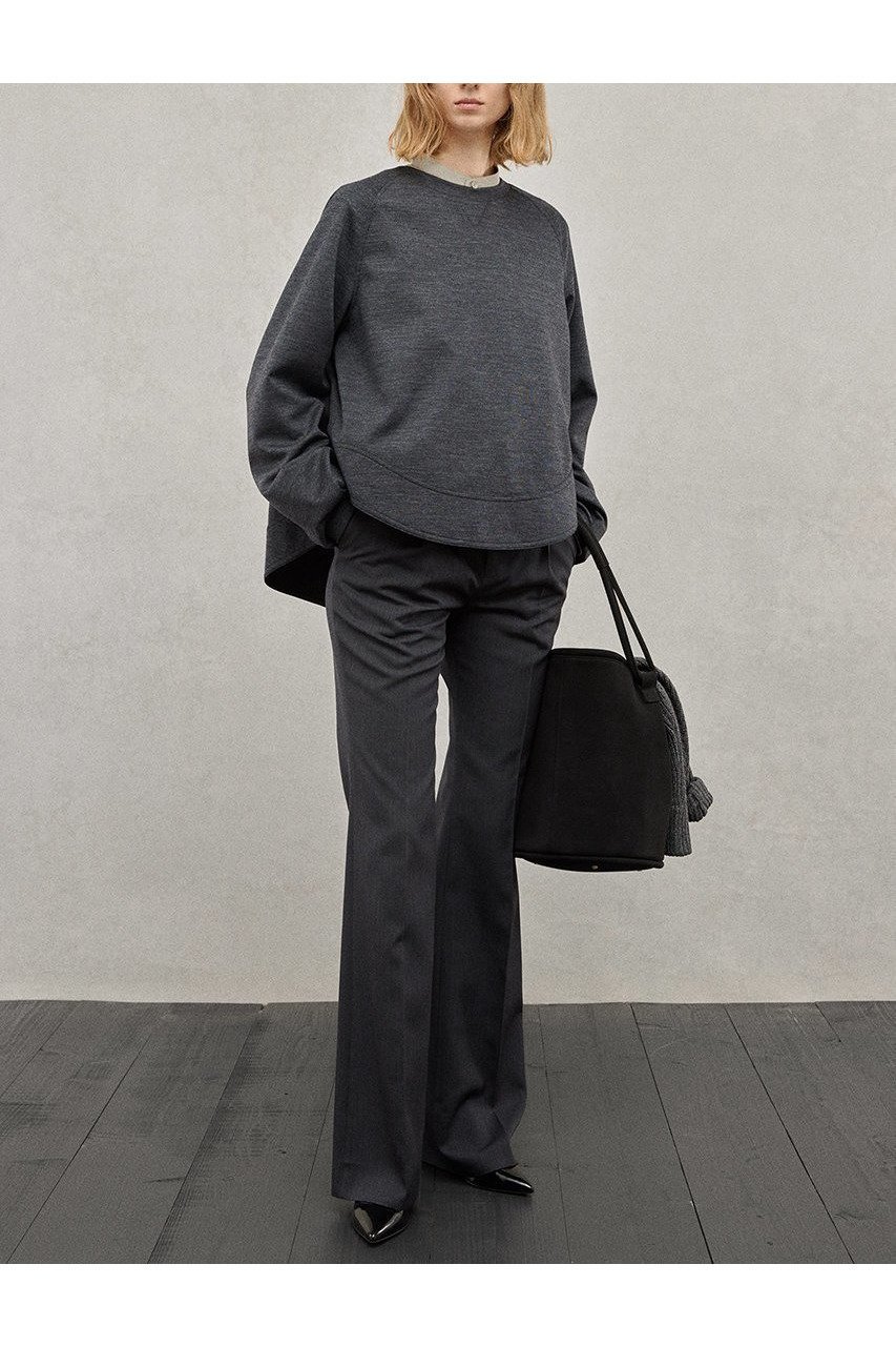 【ザ リラクス/THE RERACS】のAラインショートラグランスウェット 人気、トレンドファッション・服の通販 founy(ファニー) 　ファッション　Fashion　レディースファッション　Fashion for Women　トップス・カットソー　Cut & Sew Tops　シャツ・ブラウス・オフィスカジュアル　Elegant Blouses & Button-Ups　レディースパーカー・カジュアルフーディー　Casual Hoodies & Sweatshirts　ロングTシャツ・Tシャツ　Longline T-Shirts & Tees　スウェット・クルーネックトップス　Sweatshirts & Crewnecks / Relaxed Fit Sweat Tops　カットソー・ベーシックTシャツ　Cut-and-Sewn Tops / Stretch Tees & Basics　2025年　2025　2025-2026秋冬・A/W　Autumn/Winter 2025–26 AW25–26　ショート　Short, Short Length　スウェット / スエット　Sweatshirt, Sweatwear　スリーブ　Sleeve, Long Sleeve / Short Sleeve　バランス　Balance, Style Balance　リラックス　Relax, Relaxed Fit　エレガント 上品　Elegant　A/W・秋冬　Autumn/Winter　other-6|ID: prp329100004615949 ipo3291000000033059464