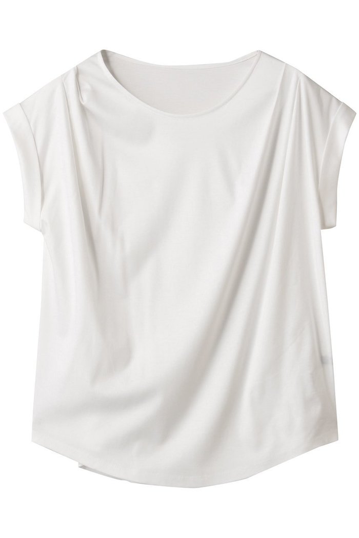 【アルアバイル/allureville】のショルダータックフレンチプルオーバー インテリア・キッズ・メンズ・レディースファッション・服の通販 founy(ファニー) https://founy.com/ ファッション Fashion レディースファッション Fashion for Women トップス・カットソー Cut & Sew Tops シャツ・ブラウス・オフィスカジュアル Elegant Blouses & Button-Ups ロングTシャツ・Tシャツ Longline T-Shirts & Tees カジュアルプルオーバー・ニットトップス Pullovers & Knit Tops / Casual Pullovers カットソー・ベーシックTシャツ Cut-and-Sewn Tops / Stretch Tees & Basics ショルダー Shoulder, Shoulder Strap ショート Short, Short Length スリーブ Sleeve, Long Sleeve / Short Sleeve ドレープ Drape, Draping Fabric バランス Balance, Style Balance フレンチ French, French Style |ID: prp329100004615953 ipo3291000000033059511