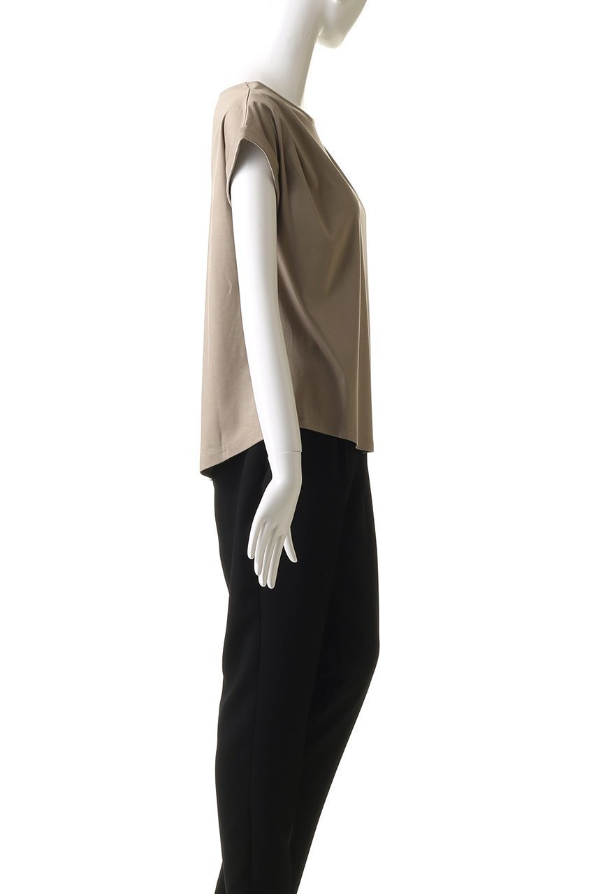 【アルアバイル/allureville】のショルダータックフレンチプルオーバー 人気、トレンドファッション・服の通販 founy(ファニー) 　ファッション　Fashion　レディースファッション　Fashion for Women　トップス・カットソー　Cut & Sew Tops　シャツ・ブラウス・オフィスカジュアル　Elegant Blouses & Button-Ups　ロングTシャツ・Tシャツ　Longline T-Shirts & Tees　カジュアルプルオーバー・ニットトップス　Pullovers & Knit Tops / Casual Pullovers　カットソー・ベーシックTシャツ　Cut-and-Sewn Tops / Stretch Tees & Basics　2025年　2025　2025-2026秋冬・A/W　Autumn/Winter 2025–26 AW25–26　ショルダー　Shoulder, Shoulder Strap　ショート　Short, Short Length　スリーブ　Sleeve, Long Sleeve / Short Sleeve　ドレープ　Drape, Draping Fabric　バランス　Balance, Style Balance　フレンチ　French, French Style　A/W・秋冬　Autumn/Winter　other-3|ID: prp329100004615953 ipo3291000000033059519