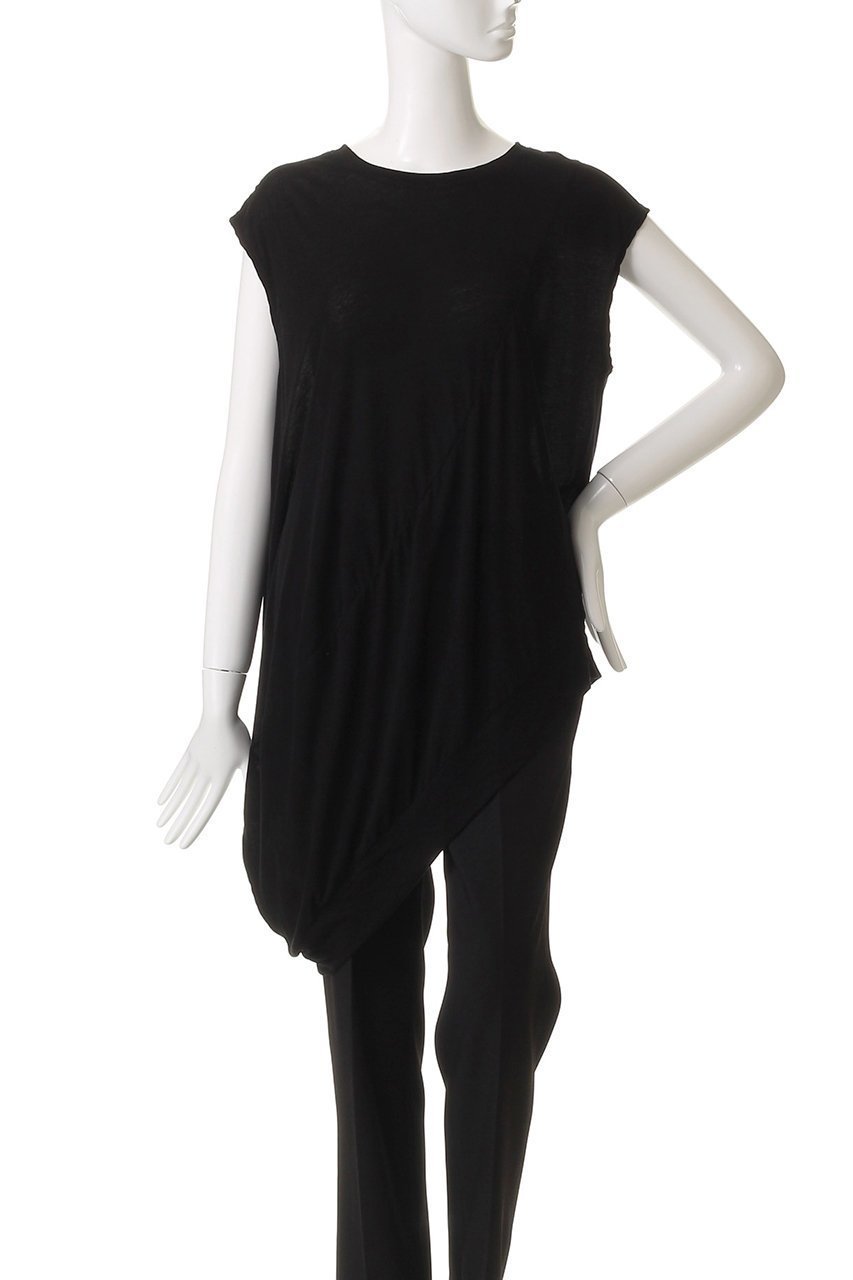 【プレインピープル/PLAIN PEOPLE】の強撚ハイゲージ天竺イレギュラーヘムプルオーバー 人気、トレンドファッション・服の通販 founy(ファニー) 　ファッション　Fashion　レディースファッション　Fashion for Women　トップス・カットソー　Cut & Sew Tops　シャツ・ブラウス・オフィスカジュアル　Elegant Blouses & Button-Ups　ロングTシャツ・Tシャツ　Longline T-Shirts & Tees　カジュアルプルオーバー・ニットトップス　Pullovers & Knit Tops / Casual Pullovers　カットソー・ベーシックTシャツ　Cut-and-Sewn Tops / Stretch Tees & Basics　イレギュラーヘム　Irregular Hem　ショート　Short, Short Length　スリーブ　Sleeve, Long Sleeve / Short Sleeve　バランス　Balance, Style Balance　バルーン　Balloon, Balloon Silhouette　フレンチ　French, French Style　other-2|ID: prp329100004615954 ipo3291000000035533967