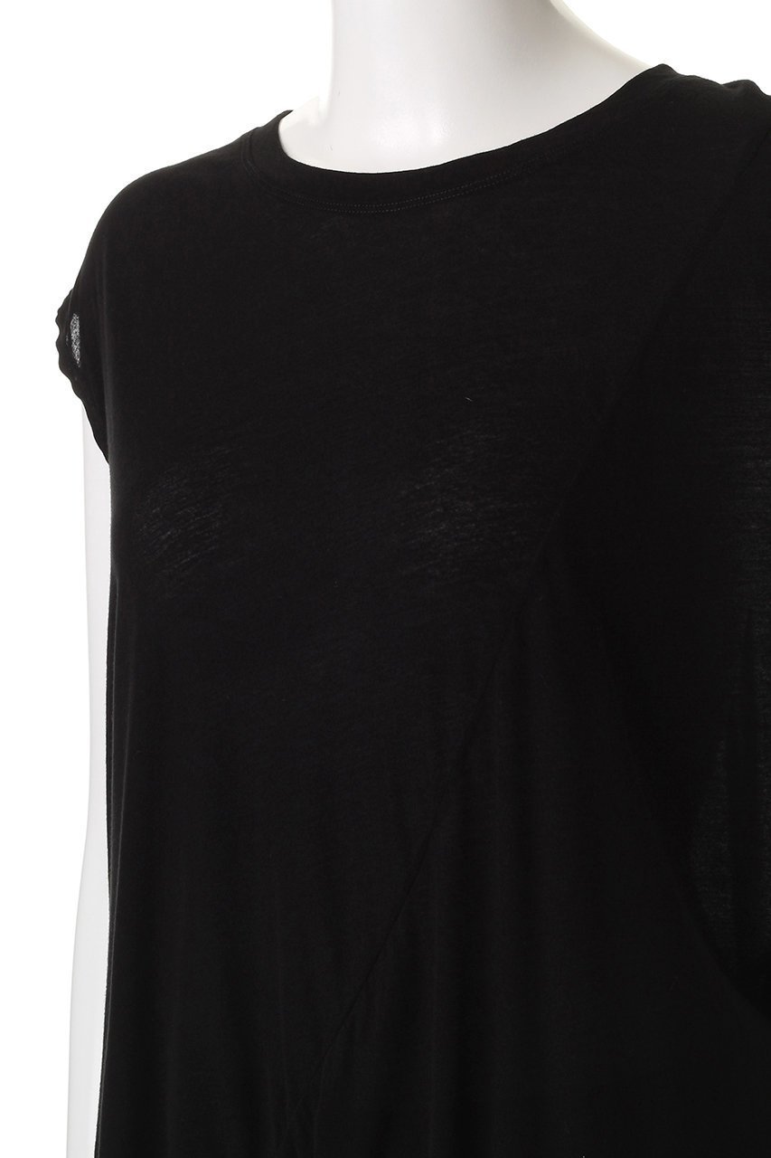 【プレインピープル/PLAIN PEOPLE】の強撚ハイゲージ天竺イレギュラーヘムプルオーバー 人気、トレンドファッション・服の通販 founy(ファニー) 　ファッション　Fashion　レディースファッション　Fashion for Women　トップス・カットソー　Cut & Sew Tops　シャツ・ブラウス・オフィスカジュアル　Elegant Blouses & Button-Ups　ロングTシャツ・Tシャツ　Longline T-Shirts & Tees　カジュアルプルオーバー・ニットトップス　Pullovers & Knit Tops / Casual Pullovers　カットソー・ベーシックTシャツ　Cut-and-Sewn Tops / Stretch Tees & Basics　イレギュラーヘム　Irregular Hem　ショート　Short, Short Length　スリーブ　Sleeve, Long Sleeve / Short Sleeve　バランス　Balance, Style Balance　バルーン　Balloon, Balloon Silhouette　フレンチ　French, French Style　other-5|ID: prp329100004615954 ipo3291000000035533972