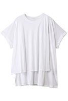 【プレインピープル/PLAIN PEOPLE】の超強撚天竺イレギュラーデザインTシャツ 人気、トレンドファッション・服の通販 founy(ファニー) ファッション Fashion レディースファッション Fashion for Women トップス・カットソー Cut & Sew Tops シャツ・ブラウス・オフィスカジュアル Elegant Blouses & Button-Ups ロングTシャツ・Tシャツ Longline T-Shirts & Tees カットソー・ベーシックTシャツ Cut-and-Sewn Tops / Stretch Tees & Basics 2025年 2025 2025-2026秋冬・A/W Autumn/Winter 2025–26 AW25–26 イレギュラー Irregular Design ショート Short, Short Length スリーブ Sleeve, Long Sleeve / Short Sleeve ドレープ Drape, Draping Fabric 無地 Plain, Solid Color A/W・秋冬 Autumn/Winter |ID:prp329100004615955