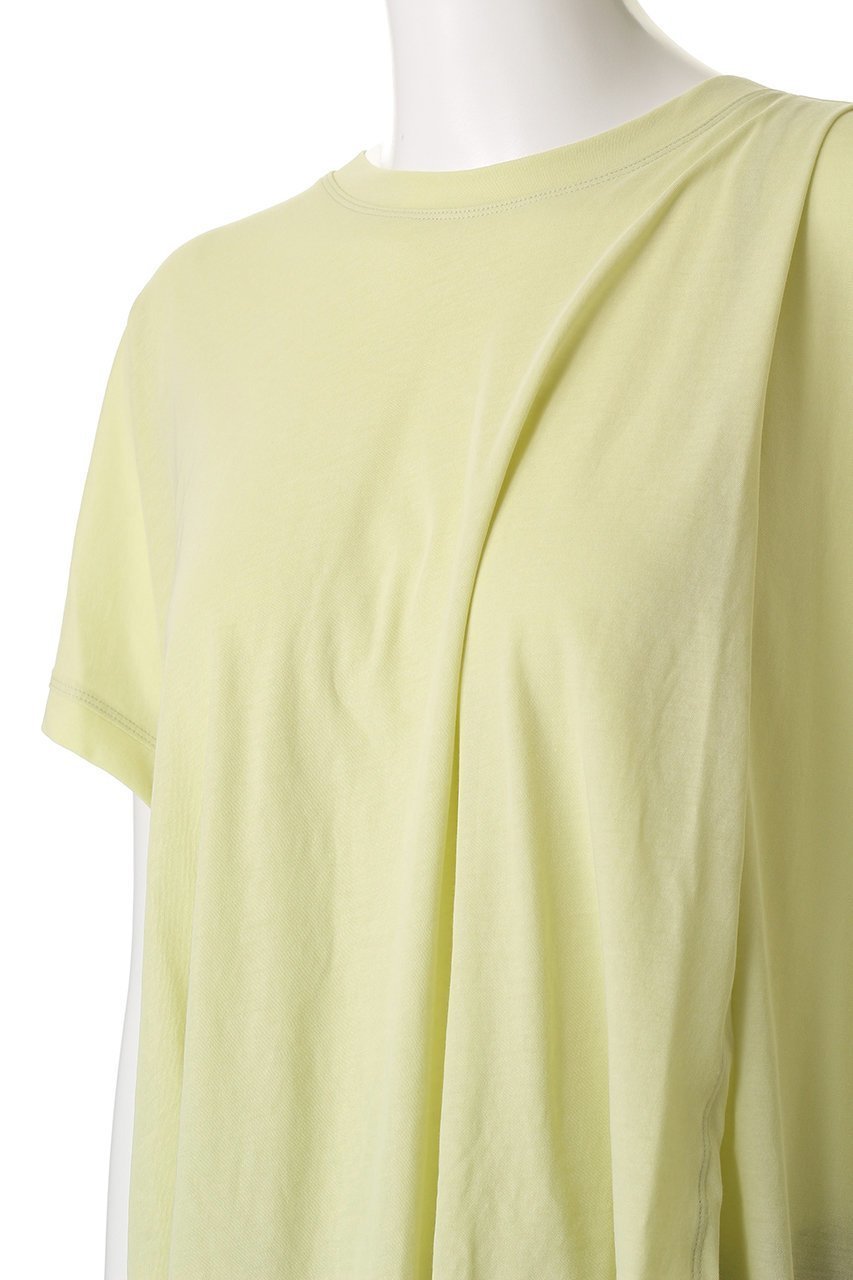 【プレインピープル/PLAIN PEOPLE】の超強撚天竺イレギュラーデザインTシャツ 人気、トレンドファッション・服の通販 founy(ファニー) 　ファッション　Fashion　レディースファッション　Fashion for Women　トップス・カットソー　Cut & Sew Tops　シャツ・ブラウス・オフィスカジュアル　Elegant Blouses & Button-Ups　ロングTシャツ・Tシャツ　Longline T-Shirts & Tees　カットソー・ベーシックTシャツ　Cut-and-Sewn Tops / Stretch Tees & Basics　2025年　2025　2025-2026秋冬・A/W　Autumn/Winter 2025–26 AW25–26　イレギュラー　Irregular Design　ショート　Short, Short Length　スリーブ　Sleeve, Long Sleeve / Short Sleeve　ドレープ　Drape, Draping Fabric　無地　Plain, Solid Color　A/W・秋冬　Autumn/Winter　other-5|ID: prp329100004615955 ipo3291000000033059543