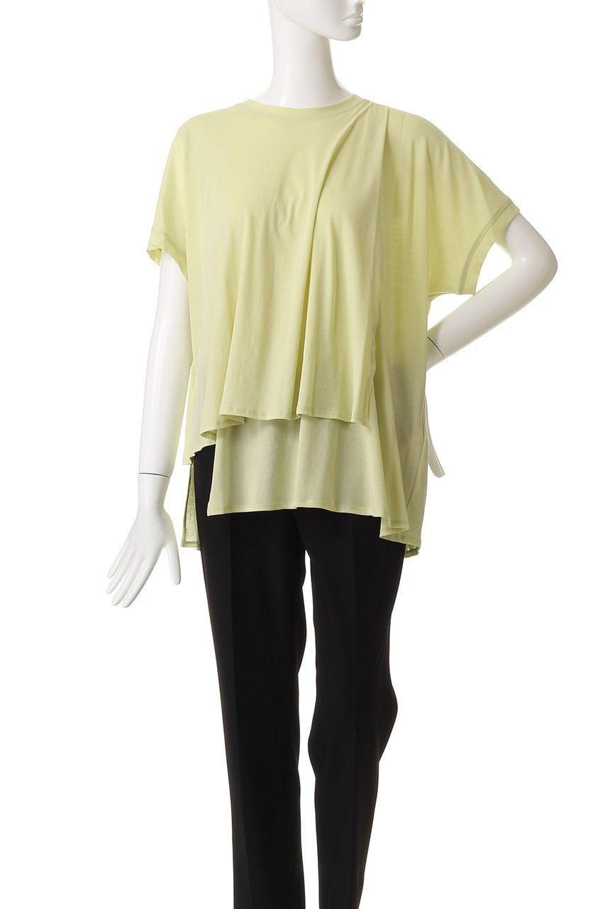 【プレインピープル/PLAIN PEOPLE】の超強撚天竺イレギュラーデザインTシャツ 人気、トレンドファッション・服の通販 founy(ファニー) ファッション Fashion レディースファッション Fashion for Women トップス・カットソー Cut & Sew Tops シャツ・ブラウス・オフィスカジュアル Elegant Blouses & Button-Ups ロングTシャツ・Tシャツ Longline T-Shirts & Tees カットソー・ベーシックTシャツ Cut-and-Sewn Tops / Stretch Tees & Basics イレギュラー Irregular Design ショート Short, Short Length スリーブ Sleeve, Long Sleeve / Short Sleeve ドレープ Drape, Draping Fabric 無地 Plain, Solid Color other-2|ID: prp329100004615955 ipo3291000000036150735