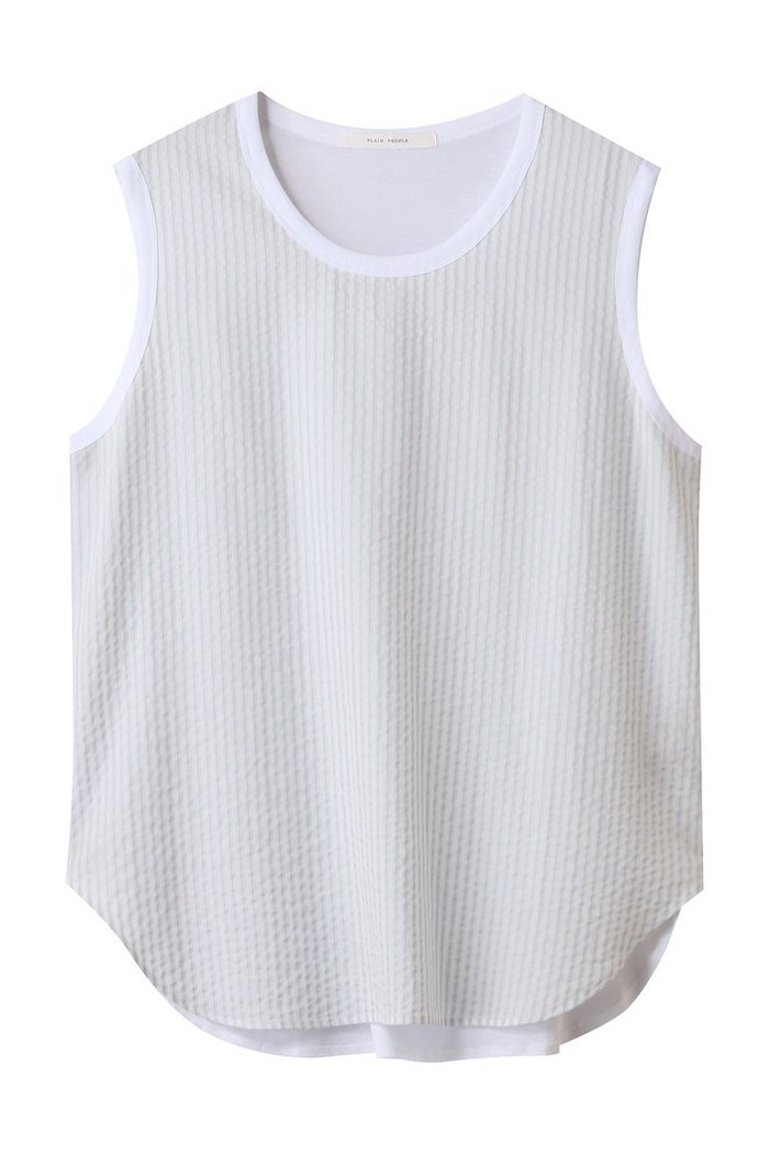 【プレインピープル/PLAIN PEOPLE】の超強撚天竺ストライプドッキングブラウス インテリア・キッズ・メンズ・レディースファッション・服の通販 founy(ファニー) https://founy.com/ ファッション Fashion レディースファッション Fashion for Women トップス・カットソー Cut & Sew Tops シャツ・ブラウス・オフィスカジュアル Elegant Blouses & Button-Ups ロングTシャツ・Tシャツ Longline T-Shirts & Tees カットソー・ベーシックTシャツ Cut-and-Sewn Tops / Stretch Tees & Basics ショート Short, Short Length ストライプ Stripe, Striped Pattern スリーブ Sleeve, Long Sleeve / Short Sleeve ドッキング Docking, Mixed Material フロント Front, Front Design 無地 Plain, Solid Color |ID: prp329100004615956 ipo3291000000035937217