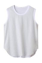 【プレインピープル/PLAIN PEOPLE】の超強撚天竺ストライプドッキングブラウス ホワイト|ID:prp329100004615956