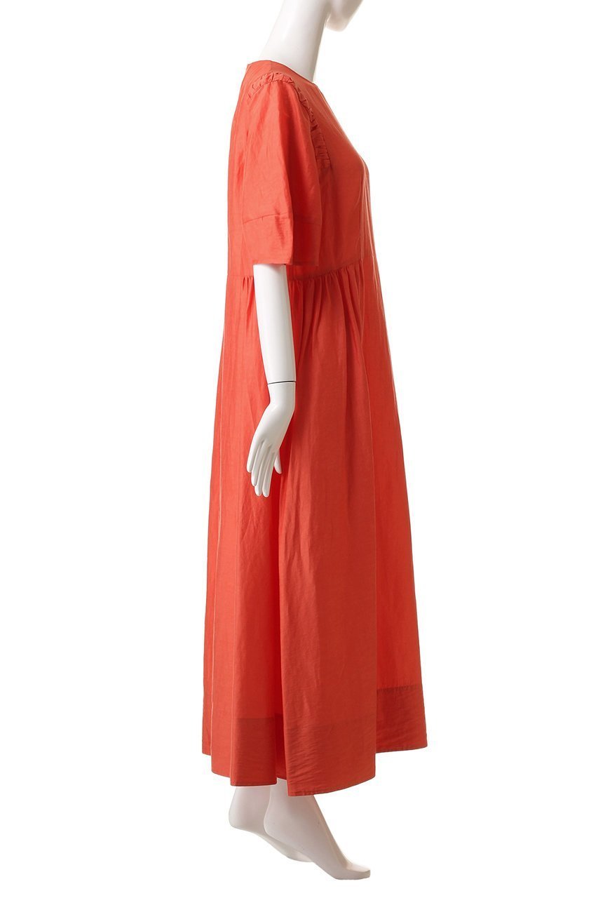 【プルミエ アロンディスモン/1er Arrondissement】のショルダーギャザーワンピース 人気、トレンドファッション・服の通販 founy(ファニー) 　ファッション　Fashion　レディースファッション　Fashion for Women　ワンピース　Dresses　チュニック　Tunic Tops & Dresses　ギャザー　Gathered, Ruffled　サンダル　Sandals, Summer Shoes　チュニック　Tunic, Long Top　ファブリック　Fabric, Textile　マキシ　Maxi, Full Length　リゾート　Resort, Vacation Style　ロング　Long, Long-Length　エレガント 上品　Elegant　other-3|ID: prp329100004615960 ipo3291000000036150765