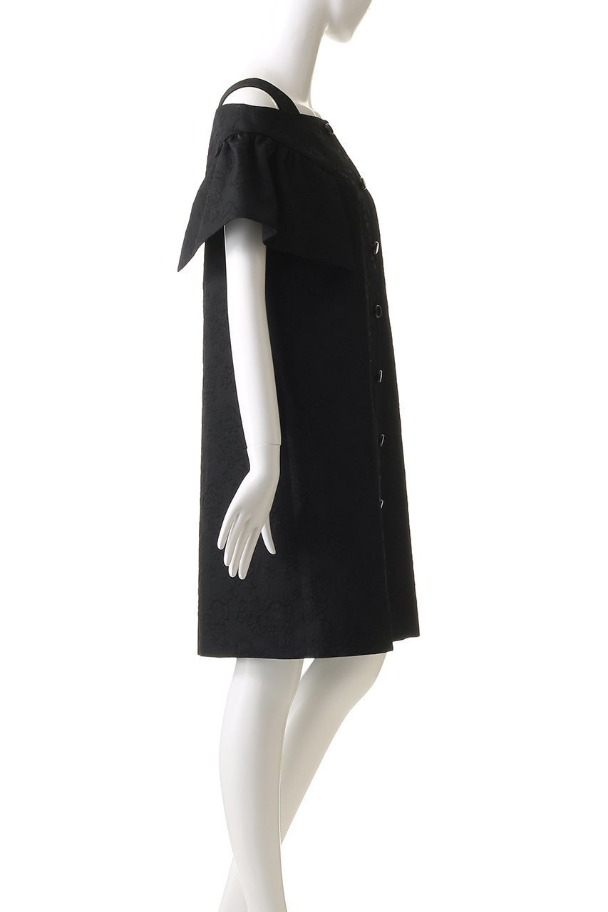 【アルアバイル/allureville】の【Loulou Willoughby】フラワーJQミニワンピース 人気、トレンドファッション・服の通販 founy(ファニー) 　ファッション　Fashion　レディースファッション　Fashion for Women　ワンピース　Dresses　チュニック　Tunic Tops & Dresses　2025年　2025　2025-2026秋冬・A/W　Autumn/Winter 2025–26 AW25–26　ショルダー　Shoulder, Shoulder Strap　ジャカード／ジャガード　Jacquard, Woven Pattern　チュニック　Tunic, Long Top　フラワー　Flower, Floral　フレア　Flare, Flared　A/W・秋冬　Autumn/Winter　other-3|ID: prp329100004615961 ipo3291000000033059618