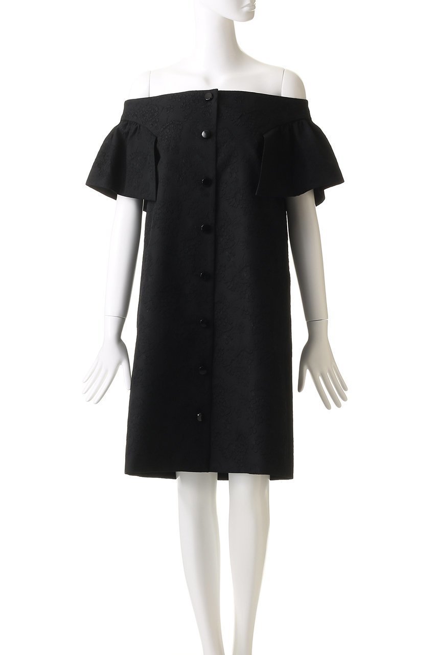 【アルアバイル/allureville】の【Loulou Willoughby】フラワーJQミニワンピース 人気、トレンドファッション・服の通販 founy(ファニー) 　ファッション　Fashion　レディースファッション　Fashion for Women　ワンピース　Dresses　チュニック　Tunic Tops & Dresses　2025年　2025　2025-2026秋冬・A/W　Autumn/Winter 2025–26 AW25–26　ショルダー　Shoulder, Shoulder Strap　ジャカード／ジャガード　Jacquard, Woven Pattern　チュニック　Tunic, Long Top　フラワー　Flower, Floral　フレア　Flare, Flared　A/W・秋冬　Autumn/Winter　other-7|ID: prp329100004615961 ipo3291000000033059623