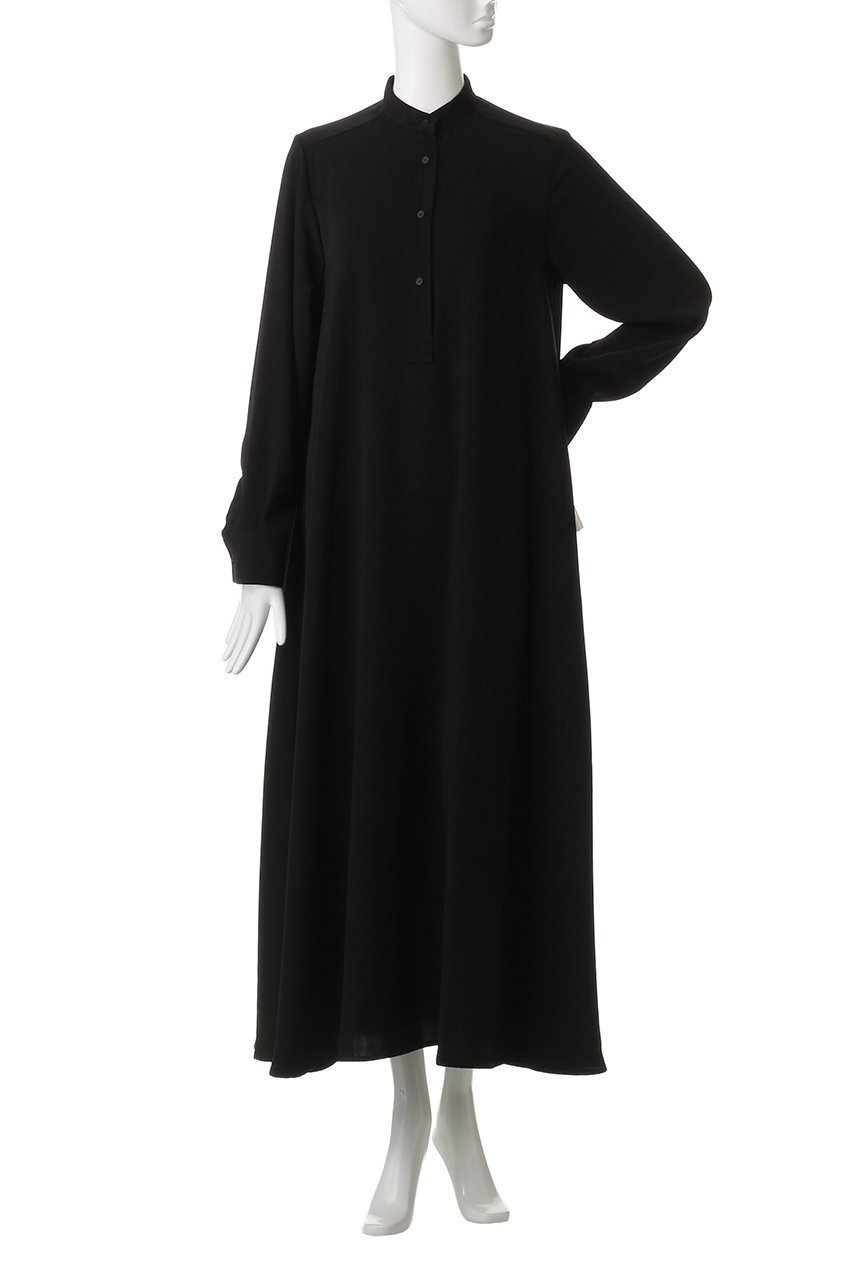 【グラフペーパー/Graphpaper】のSatin Band Collar Dress/ドレス 人気、トレンドファッション・服の通販 founy(ファニー) 　ファッション　Fashion　レディースファッション　Fashion for Women　ワンピース　Dresses　フォーマル・パーティードレス・結婚式用ドレス　Elegant & Casual Dresses　チュニック　Tunic Tops & Dresses　2025年　2025　2025-2026秋冬・A/W　Autumn/Winter 2025–26 AW25–26　コンパクト　Compact, Small Size　サテン　Satin, Glossy Fabric　チュニック　Tunic, Long Top　ドレス　Dress, One-Piece　モダン　Modern, Contemporary　ロング　Long, Long-Length　A/W・秋冬　Autumn/Winter　other-2|ID: prp329100004615963 ipo3291000000033059639