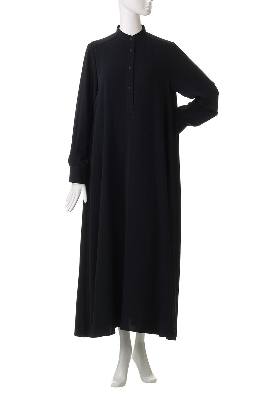 【グラフペーパー/Graphpaper】のSatin Band Collar Dress/ドレス 人気、トレンドファッション・服の通販 founy(ファニー) 　ファッション　Fashion　レディースファッション　Fashion for Women　ワンピース　Dresses　フォーマル・パーティードレス・結婚式用ドレス　Elegant & Casual Dresses　チュニック　Tunic Tops & Dresses　コンパクト　Compact, Small Size　サテン　Satin, Glossy Fabric　チュニック　Tunic, Long Top　ドレス　Dress, One-Piece　モダン　Modern, Contemporary　ロング　Long, Long-Length　other-2|ID: prp329100004615963 ipo3291000000036217966