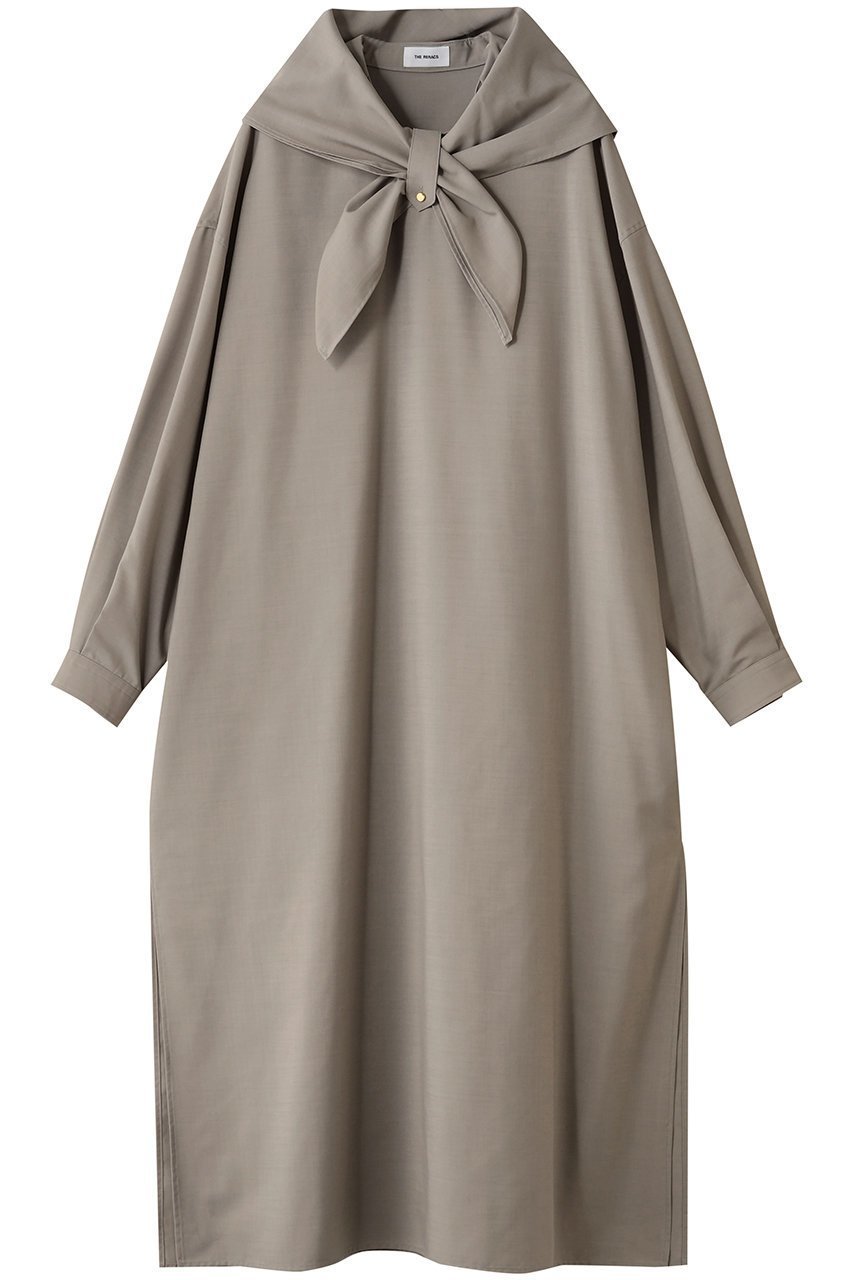 【ザ リラクス/THE RERACS】のスカーフドレス 人気、トレンドファッション・服の通販 founy(ファニー) 　ファッション　Fashion　レディースファッション　Fashion for Women　ワンピース　Dresses　フォーマル・パーティードレス・結婚式用ドレス　Elegant & Casual Dresses　チュニック　Tunic Tops & Dresses　スカーフ　Scarf, Neckwear　スリット　Slit, Slit Detail　チュニック　Tunic, Long Top　ドレス　Dress, One-Piece　ロング　Long, Long-Length　 other-1|ID: prp329100004615967 ipo3291000000036150792
