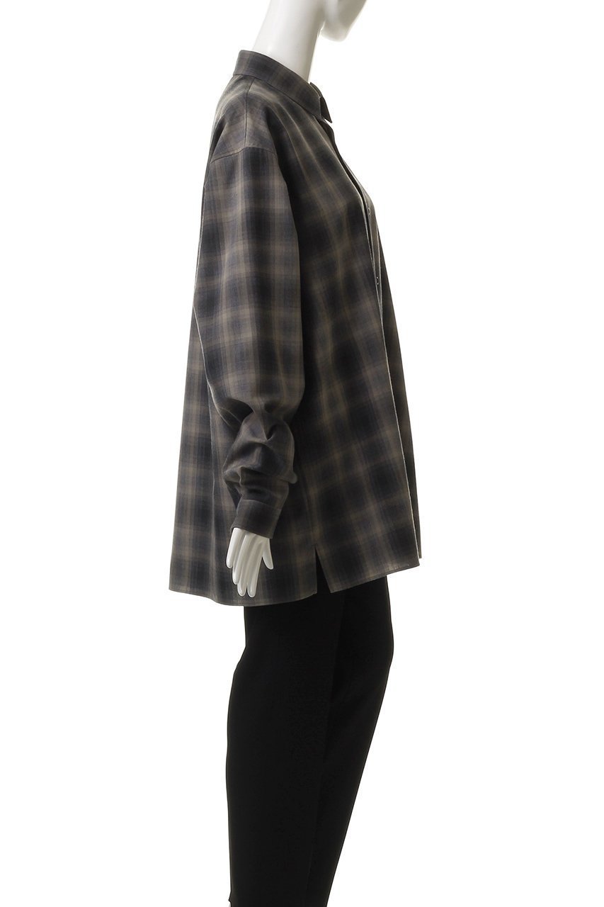 【ザ リラクス/THE RERACS】のパーフェクトチェックシャツ 人気、トレンドファッション・服の通販 founy(ファニー) 　ファッション　Fashion　レディースファッション　Fashion for Women　トップス・カットソー　Cut & Sew Tops　シャツ・ブラウス・オフィスカジュアル　Elegant Blouses & Button-Ups　2025年　2025　2025-2026秋冬・A/W　Autumn/Winter 2025–26 AW25–26　ストレート　Straight, Straight Cut　スリット　Slit, Slit Detail　スリーブ　Sleeve, Long Sleeve / Short Sleeve　チェック　Check, Plaid, Tartan　ロング　Long, Long-Length　ワイド　Wide, Wide Fit　A/W・秋冬　Autumn/Winter　羽織　Haori, Light Jacket　other-3|ID: prp329100004615971 ipo3291000000033059724