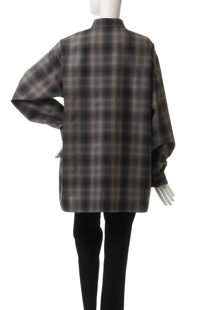 【ザ リラクス/THE RERACS】のパーフェクトチェックシャツ 人気、トレンドファッション・服の通販 founy(ファニー) 　ファッション　Fashion　レディースファッション　Fashion for Women　トップス・カットソー　Cut & Sew Tops　シャツ・ブラウス・オフィスカジュアル　Elegant Blouses & Button-Ups　2025年　2025　2025-2026秋冬・A/W　Autumn/Winter 2025–26 AW25–26　ストレート　Straight, Straight Cut　スリット　Slit, Slit Detail　スリーブ　Sleeve, Long Sleeve / Short Sleeve　チェック　Check, Plaid, Tartan　ロング　Long, Long-Length　ワイド　Wide, Wide Fit　A/W・秋冬　Autumn/Winter　羽織　Haori, Light Jacket　other-4|ID: prp329100004615971 ipo3291000000033059725