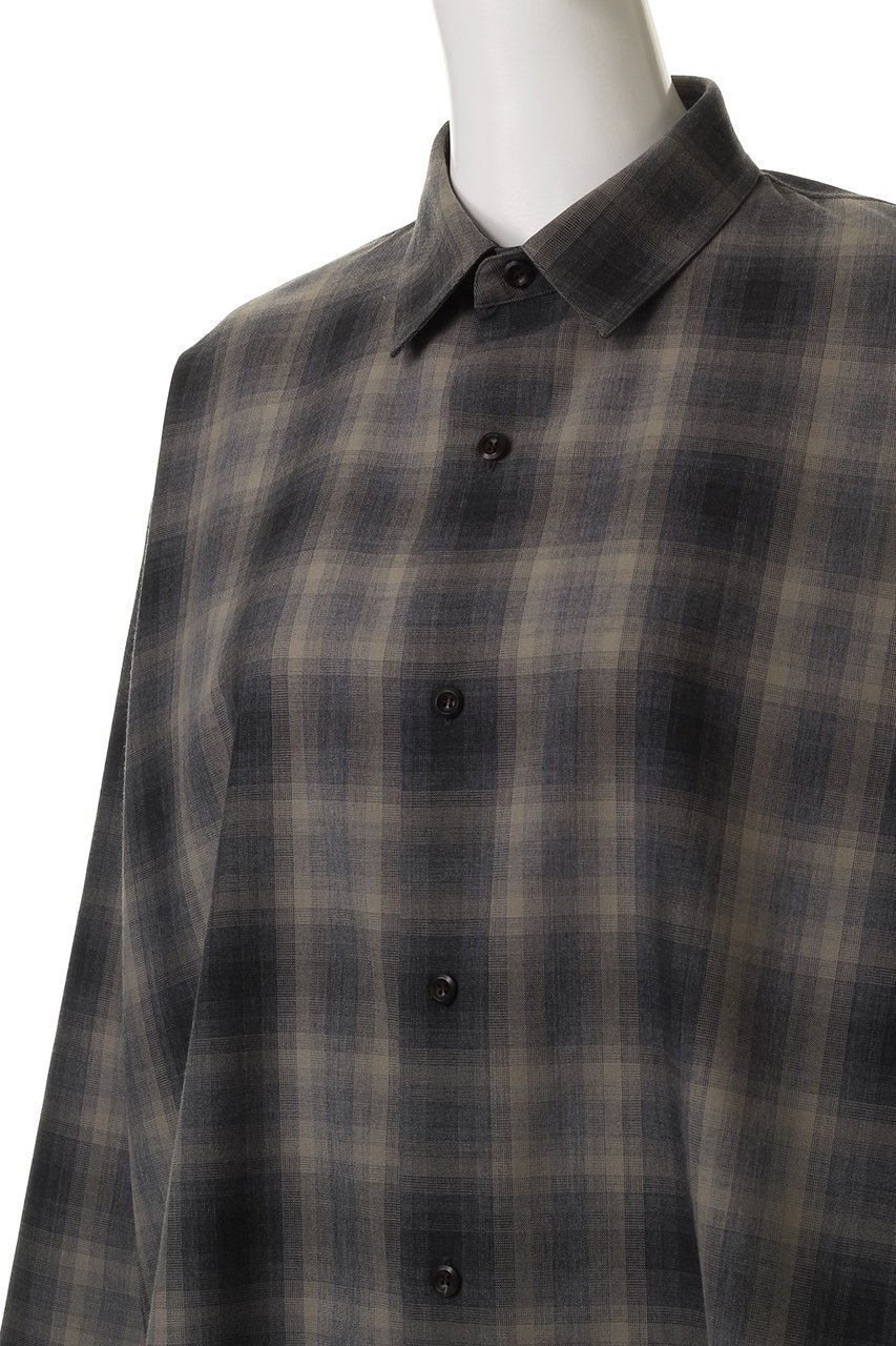 【ザ リラクス/THE RERACS】のパーフェクトチェックシャツ 人気、トレンドファッション・服の通販 founy(ファニー) 　ファッション　Fashion　レディースファッション　Fashion for Women　トップス・カットソー　Cut & Sew Tops　シャツ・ブラウス・オフィスカジュアル　Elegant Blouses & Button-Ups　2025年　2025　2025-2026秋冬・A/W　Autumn/Winter 2025–26 AW25–26　ストレート　Straight, Straight Cut　スリット　Slit, Slit Detail　スリーブ　Sleeve, Long Sleeve / Short Sleeve　チェック　Check, Plaid, Tartan　ロング　Long, Long-Length　ワイド　Wide, Wide Fit　A/W・秋冬　Autumn/Winter　羽織　Haori, Light Jacket　other-5|ID: prp329100004615971 ipo3291000000033059726