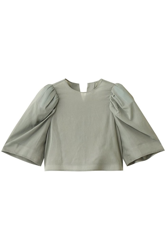 【カオス/Chaos】のキャロルブラウス インテリア・キッズ・メンズ・レディースファッション・服の通販 founy(ファニー) https://founy.com/ ファッション Fashion レディースファッション Fashion for Women トップス・カットソー Cut & Sew Tops シャツ・ブラウス・オフィスカジュアル Elegant Blouses & Button-Ups オーガンジー Organza Fabric ショート Short, Short Length スリット Slit, Slit Detail スリーブ Sleeve, Long Sleeve / Short Sleeve パーティ Party, Party Style フォルム Silhouette, Form |ID: prp329100004615973 ipo3291000000033059738